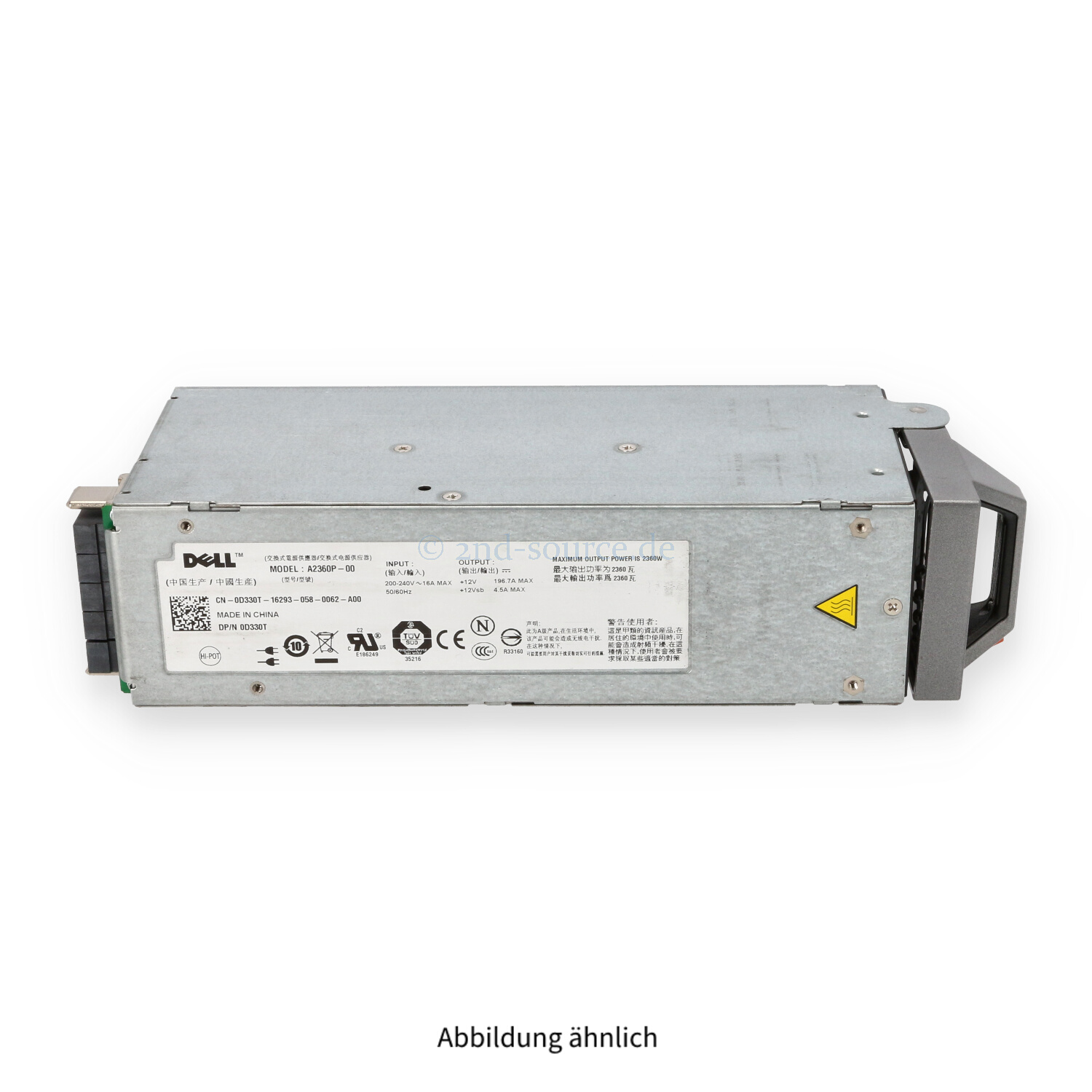 Dell A2360P-00 2360W HotPlug Power Supply PowerEdge M1000e D330T 0D330T