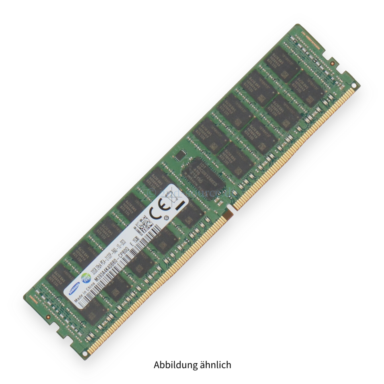 Samsung 32GB PC4-17000P DIMM Dual Rank x4 (DDR4-2133) Registered ECC M393A4K40BB0-CPB