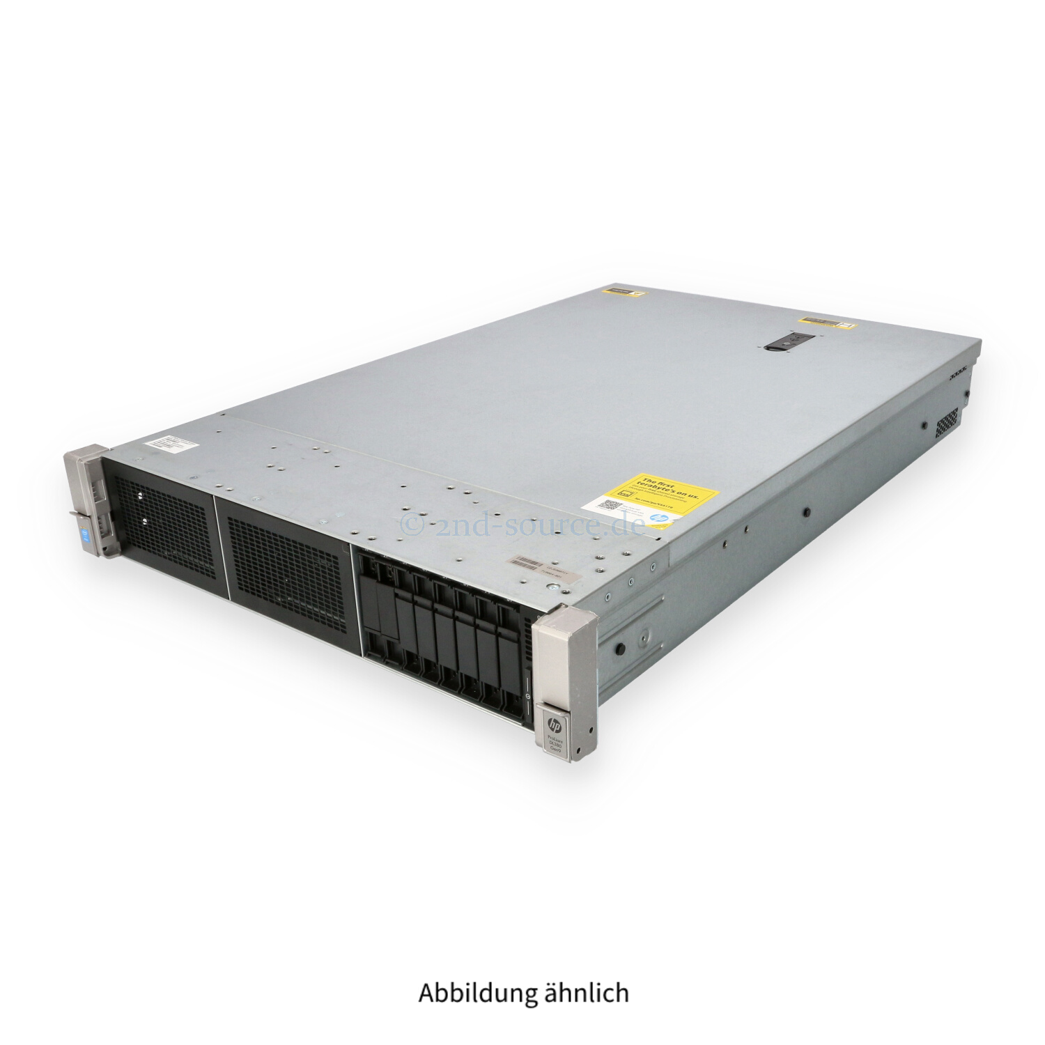 HPE DL380 G9 8x SFF 2P E5-2699v4 2.20 GHz 22C 512GB P440ar mit Batterie 2x 146GB 15k SAS 6G SFF HDD 2x 800W Rackkit