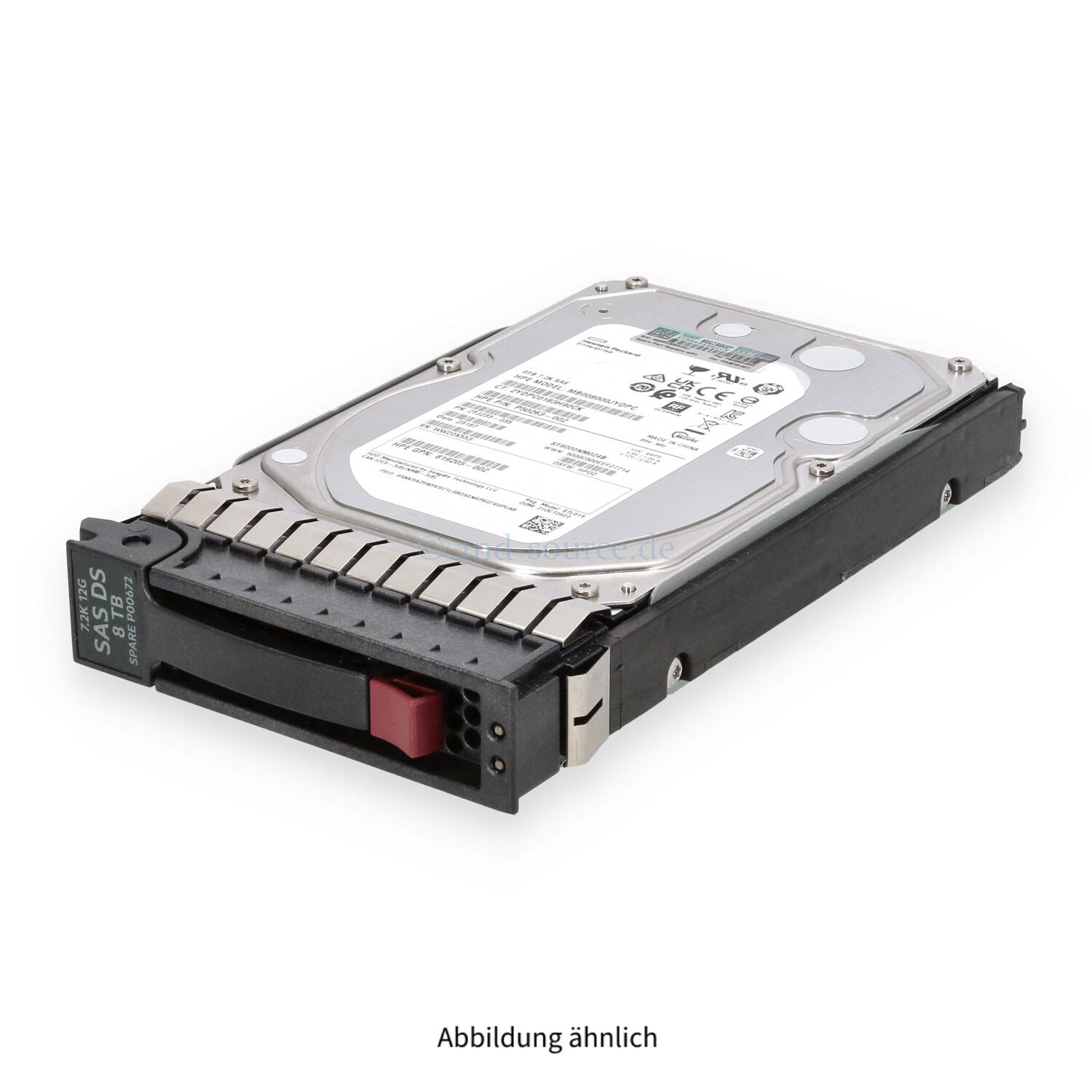 HPE 8TB 7.2k SAS 12G LFF HotPlug HDD P00672-001