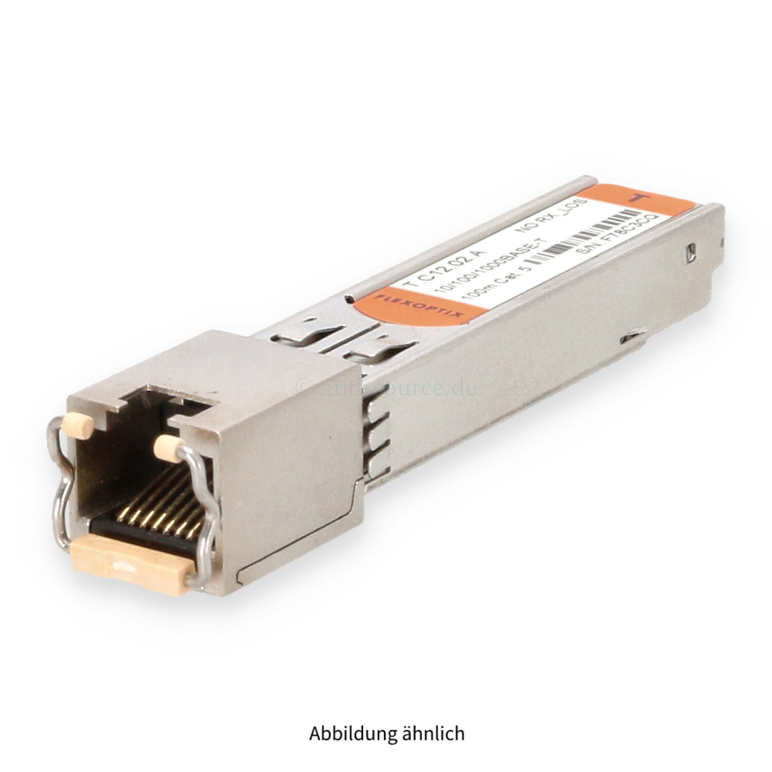 Flexoptix 1GbE SFP RJ-45 Transceiver Module T.C12.02.A Flexoptix 1GbE SFP RJ-45 Transceiver Module T.C12.02.A
