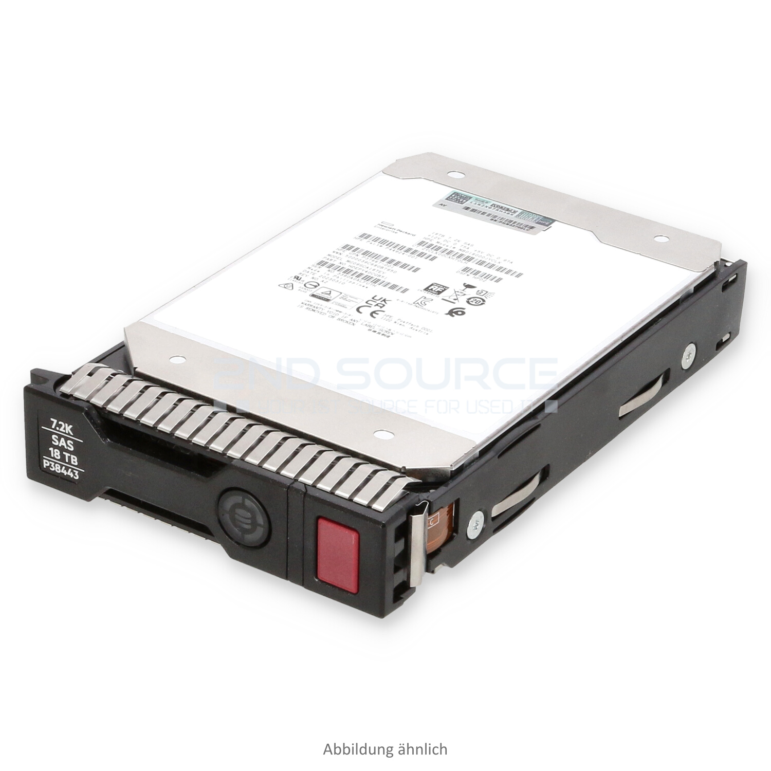 HPE 18TB 7.2k SAS 12G LFF Business Critical SC HotPlug HDD P38443-001