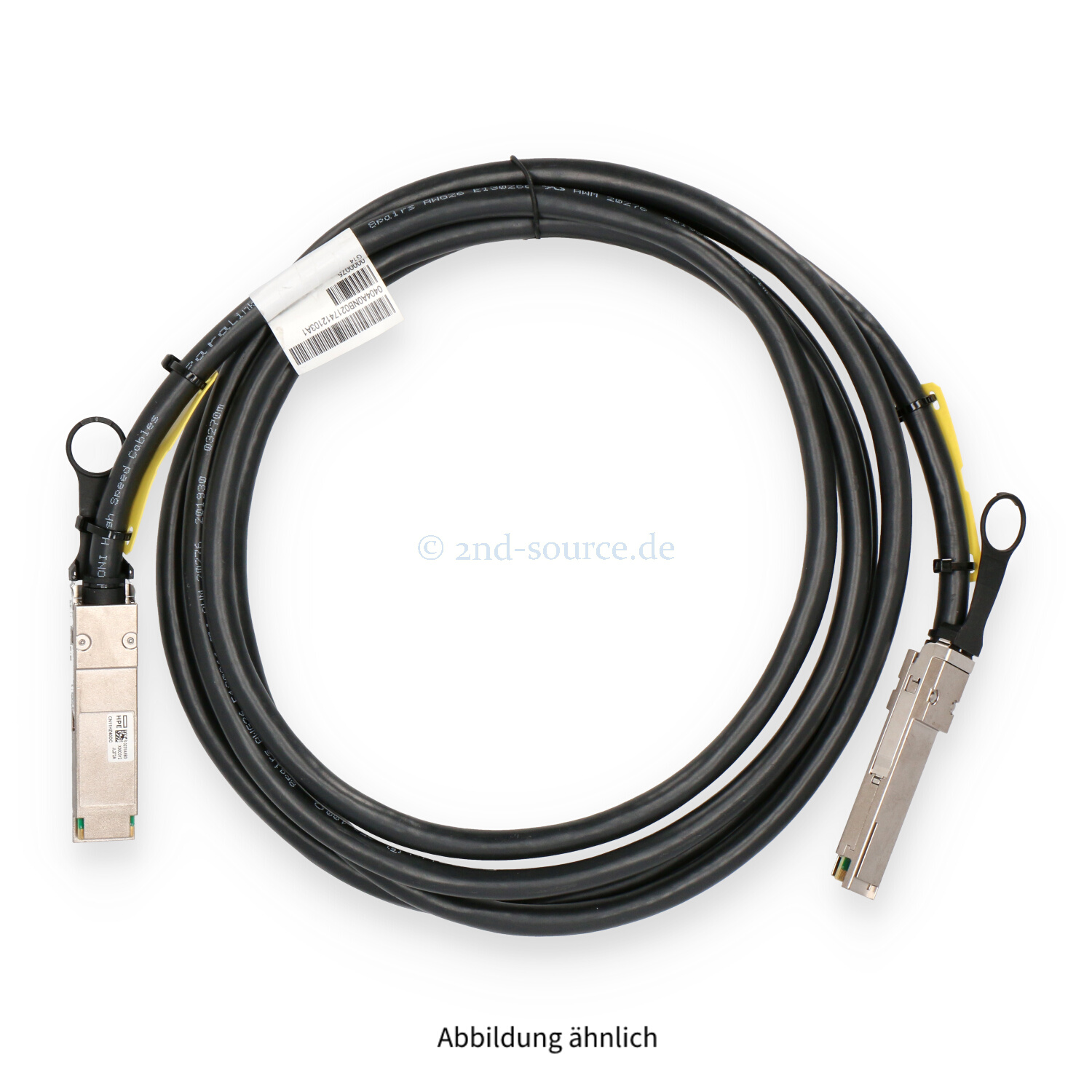 HPE X240 3.0m QSFP28 to QSFP28 100GbE DAC Direct Attach Copper Cable JL272A JL272-61001 HPE X240 3.0m QSFP28 to QSFP28 100GbE DAC Direct Attach Copper Cable JL272A JL272-61001