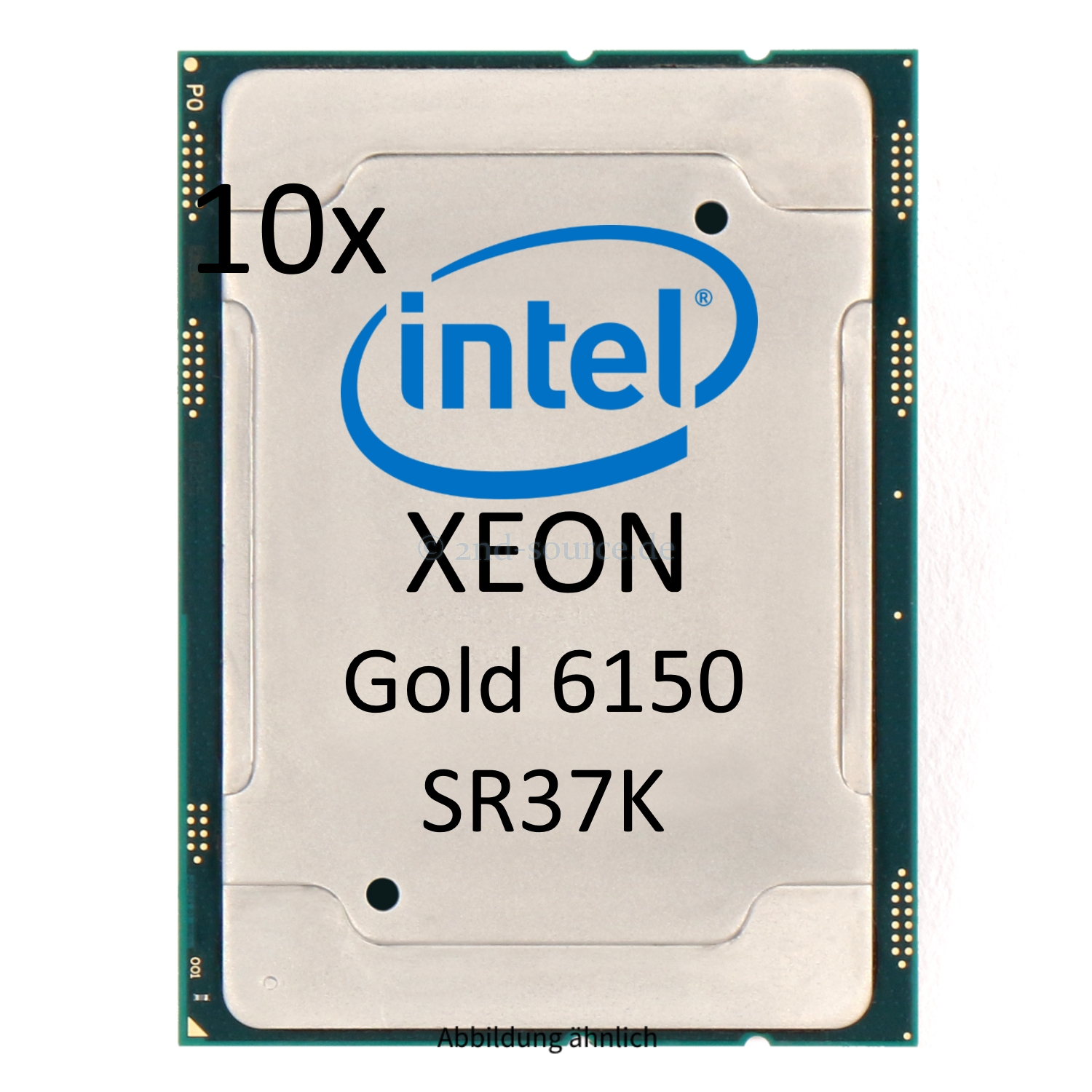 10x Intel Xeon Gold 6150 2.70GHz 24.75MB 18-Core CPU 165W SR37K CD8067303328000
