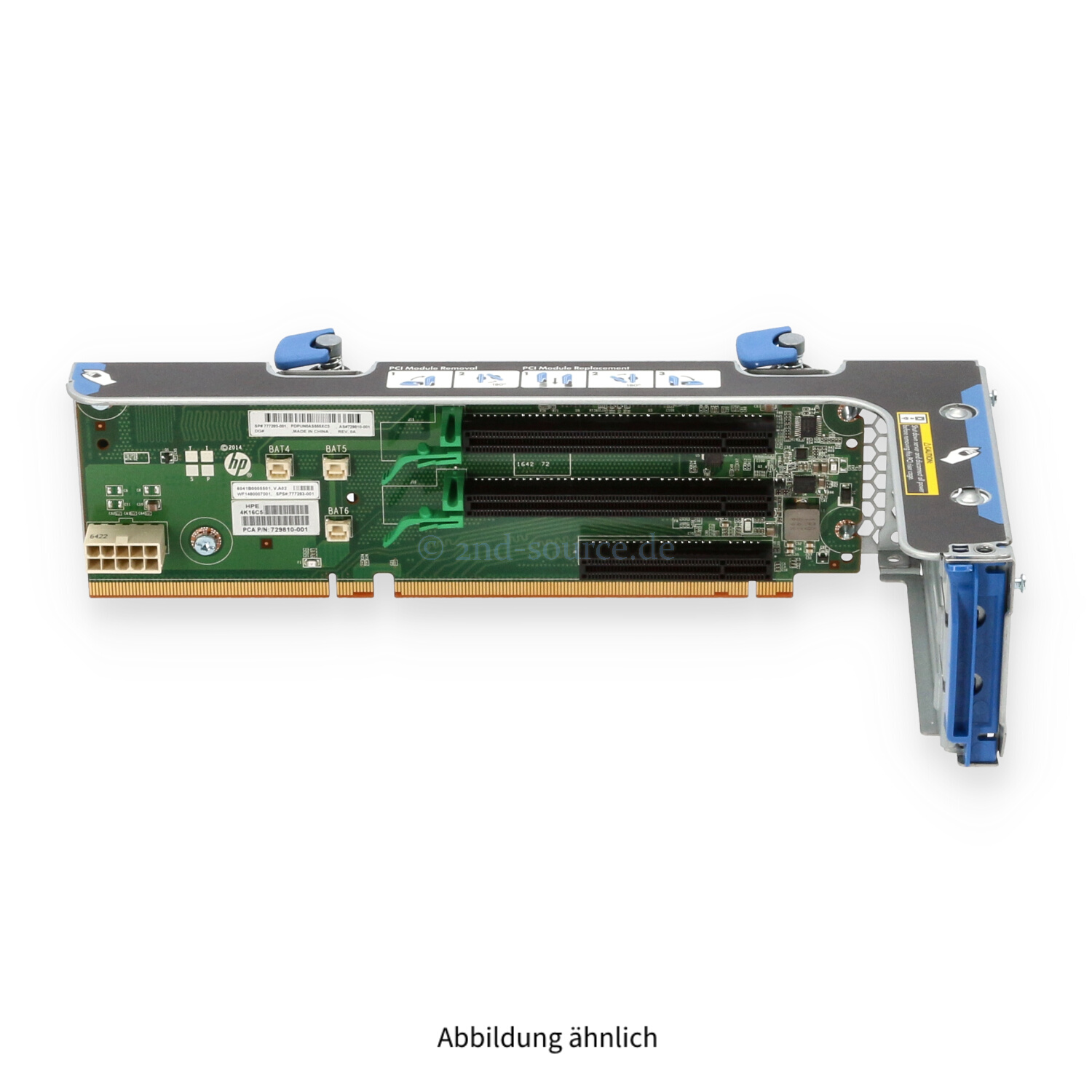 HPE 3-Slot PCIe Secondary Riser Kit DL380 DL388 DL560 G9 719073-B21 777283-001