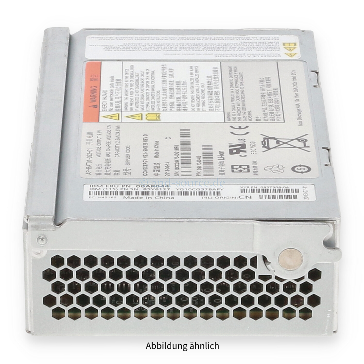 IBM Controller Backup Battery Unit V7000 00AR044 85Y6127