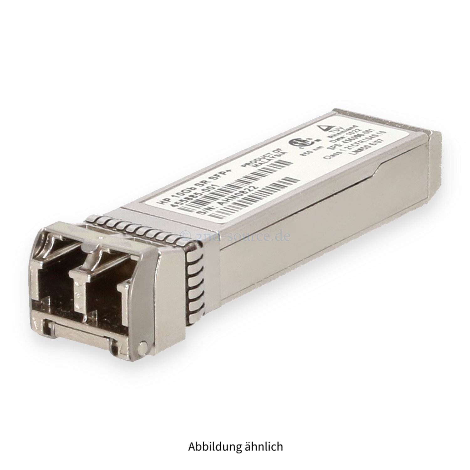 HPE 10GB Short Wave SFP+ Transceiver Module 455883-B21 456096-001 455885-001 HPE 10GB Short Wave SFP+ Transceiver Module 455883-B21 456096-001 455885-001