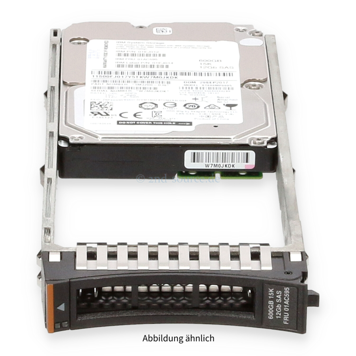 IBM 600GB 15k SAS 12G SFF HotPlug HDD V5000 G2 2078-AC58 01AC595 01WJ012