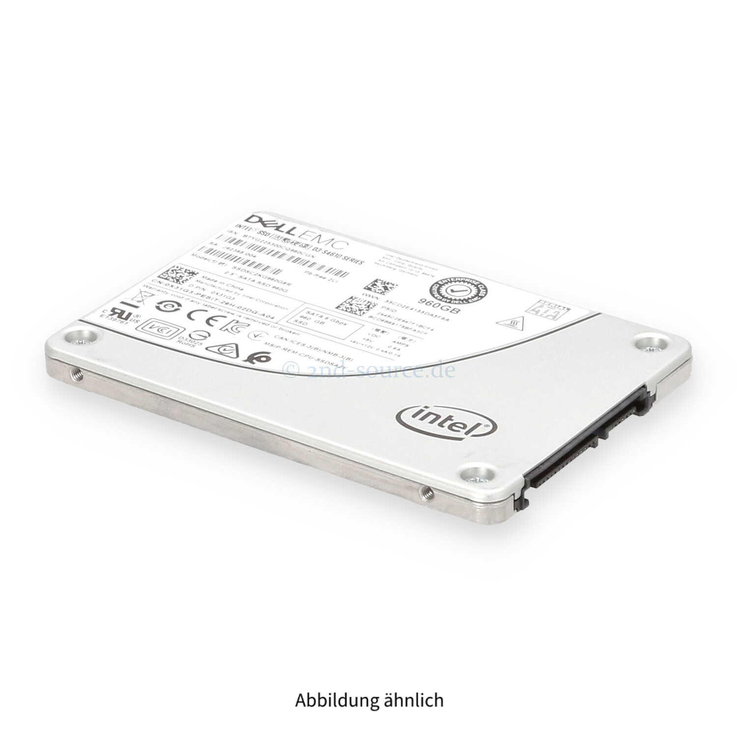 Dell 960GB SATA 6G SFF Mixed Use SSD X31G3 0X31G3