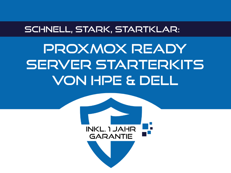 2nd Source - Proxmox ready Server HPE und Dell 2nd Source - Proxmox ready Server HPE und Dell