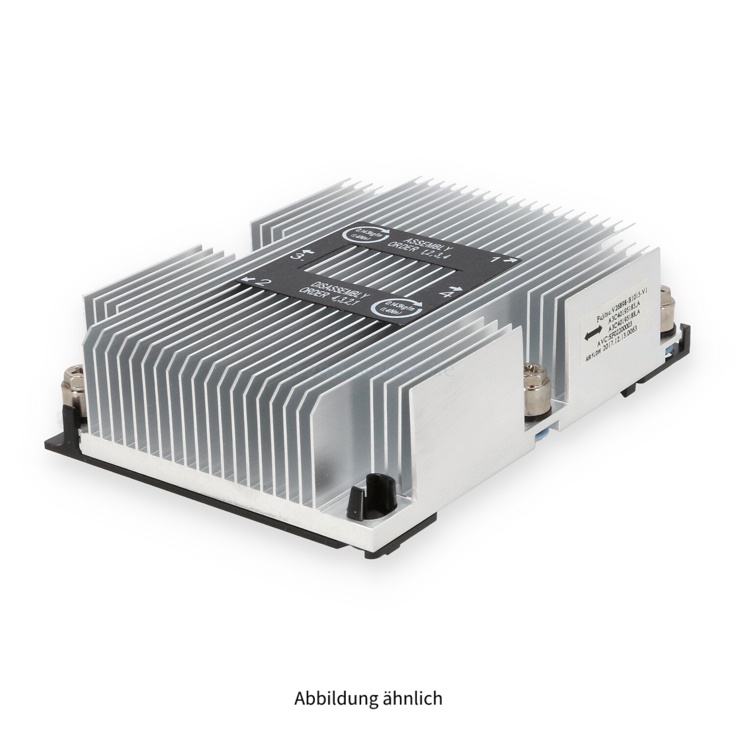 Fujitsu Standard Heatsink bis 130W RX2530 M4 / M5 V26898-B1015-V1 38057679 A3C40195185 A3C40195188