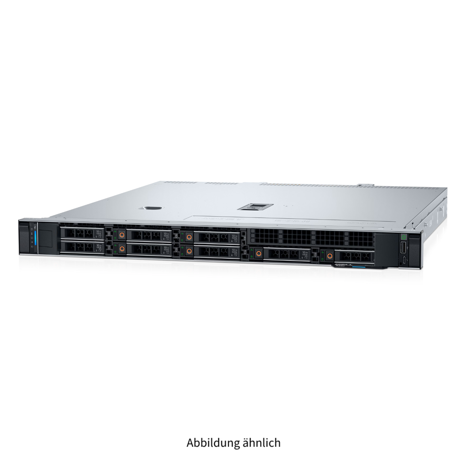 Dell R360 8x SFF 1P Xeon E-2468 2.60 GHz 8C 4x32GB DDR5 3x 960GB H755 2x 700W Rackkit