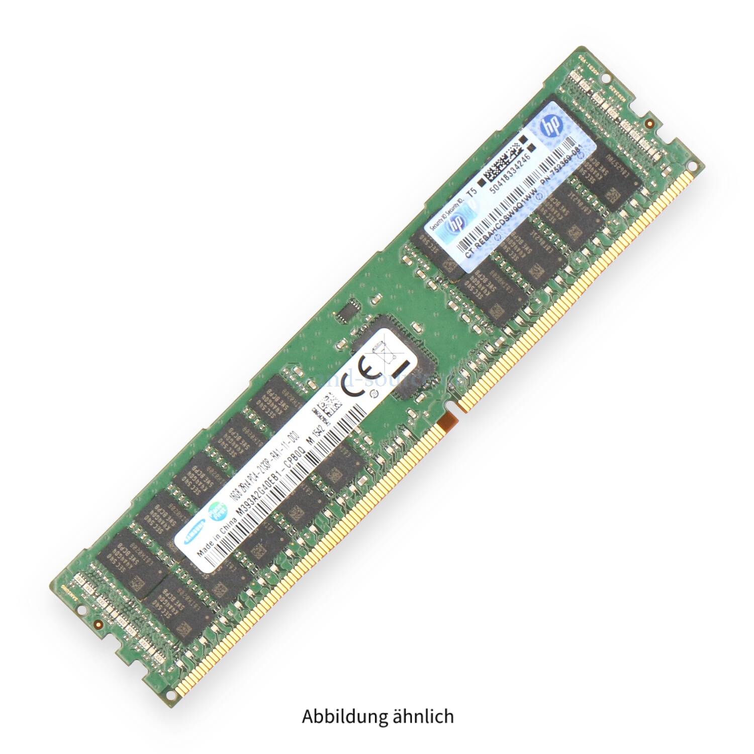 HPE 16GB PC4-17000P-R DIMM Dual Rank x4 (DDR4-2133) Registered ECC 726719-B21 774172-001 752369-081