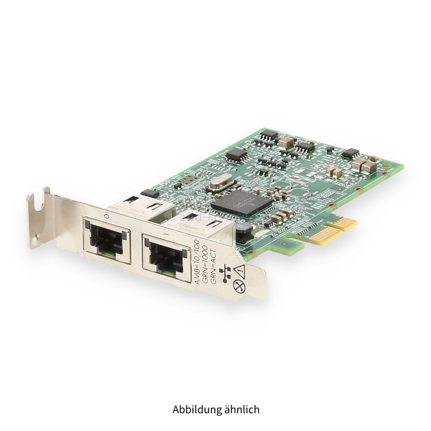HPE 332T 2x1000Base-T PCIe Server Ethernet Adapter Low Profile 615732-B21 616012-001