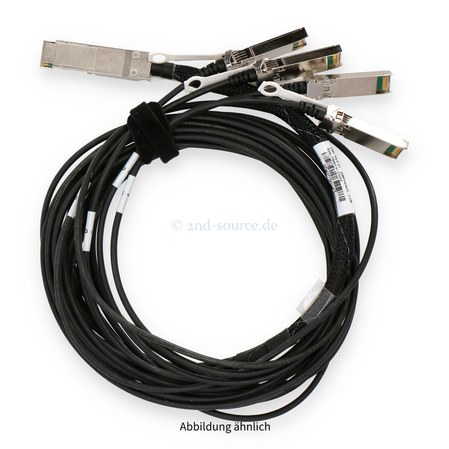 EMC 3.0m QSFP+ 40GBase to 4x SFP+ 10GBase Direct Attach Cable 038-004-507