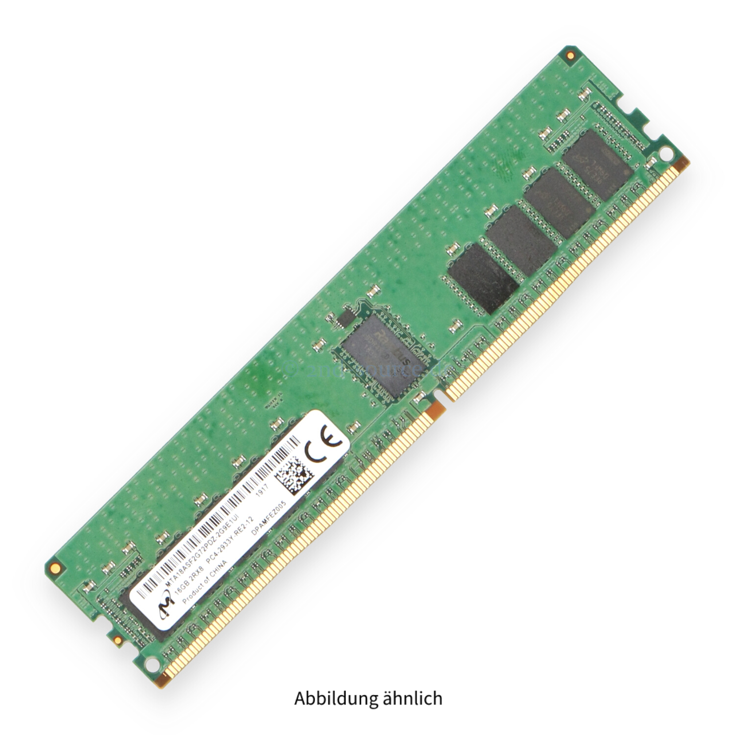 Micron 16GB PC4-23466Y-R DIMM Dual Rank x8 (DDR4-2933) Registered ECC MTA18ASF2G72PDZ-2G9E1