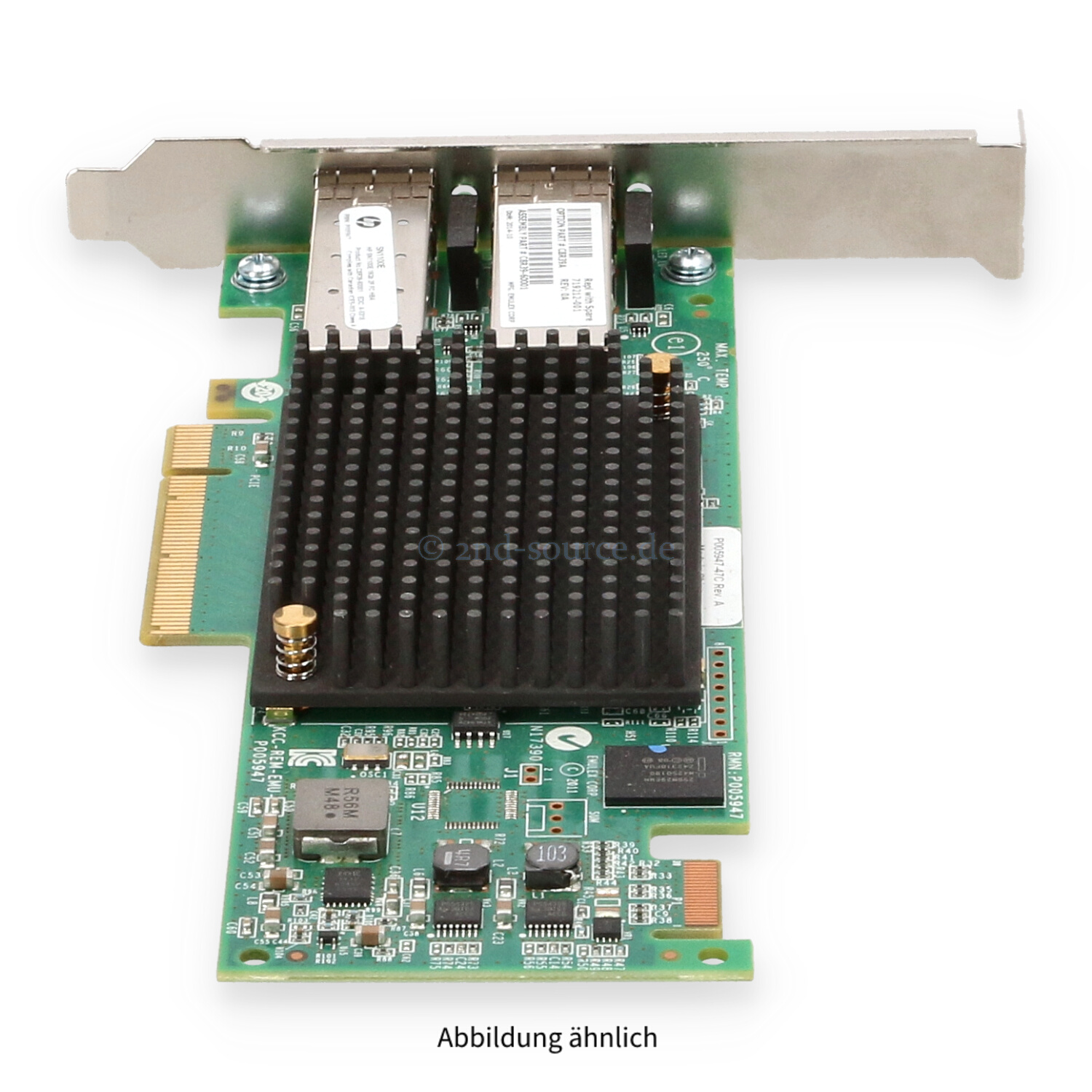 HPE StoreFabric SN1100E 2x 16GB SFP+ Fibre Channel PCIe HBA High Profile 719212-001