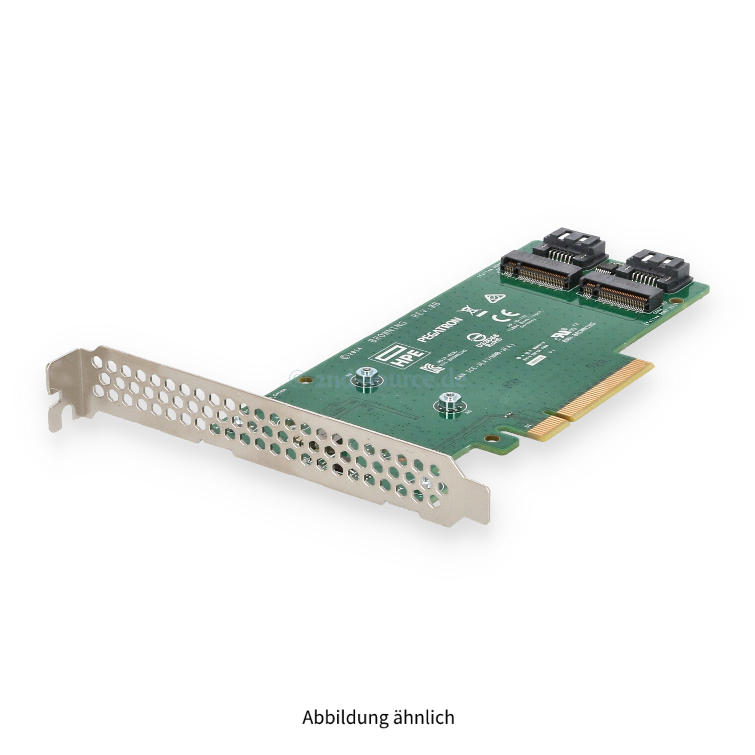 HPE Dual SATA M.2 PCIe x8 SSD Adapter 759505-001 759238-001