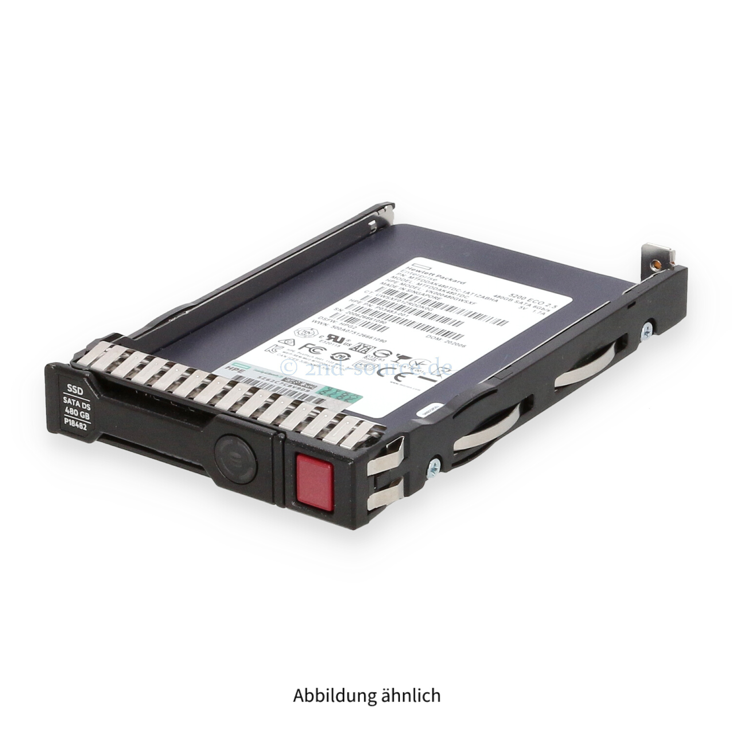 HPE 480GB SATA 6G SFF Read Intensive SC HotPlug SSD P18422-B21 P18482-001