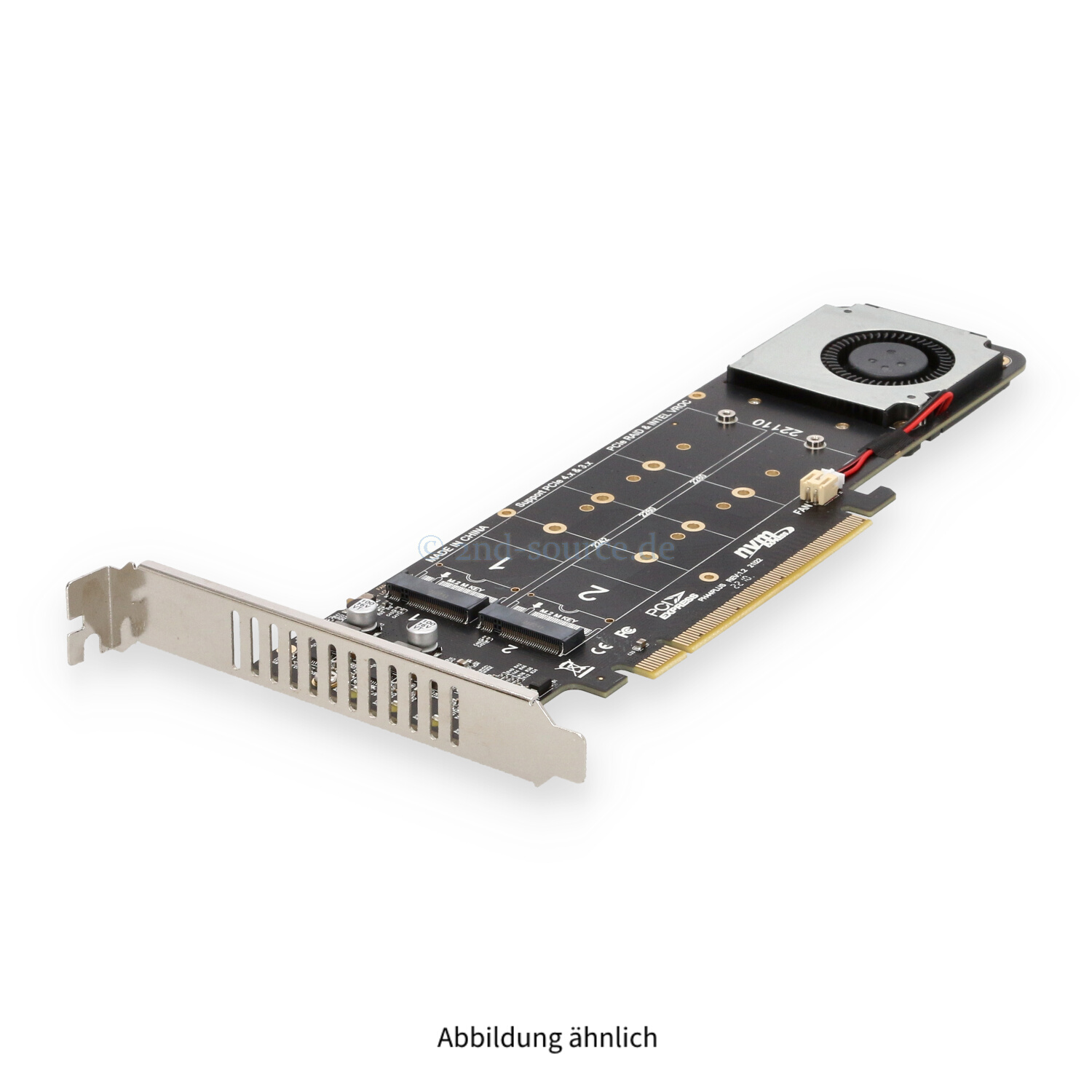 4-Bay NVMe M.2 PCIe Adapter High Profile PH44PLUS 4-Bay NVMe M.2 PCIe Adapter High Profile PH44PLUS