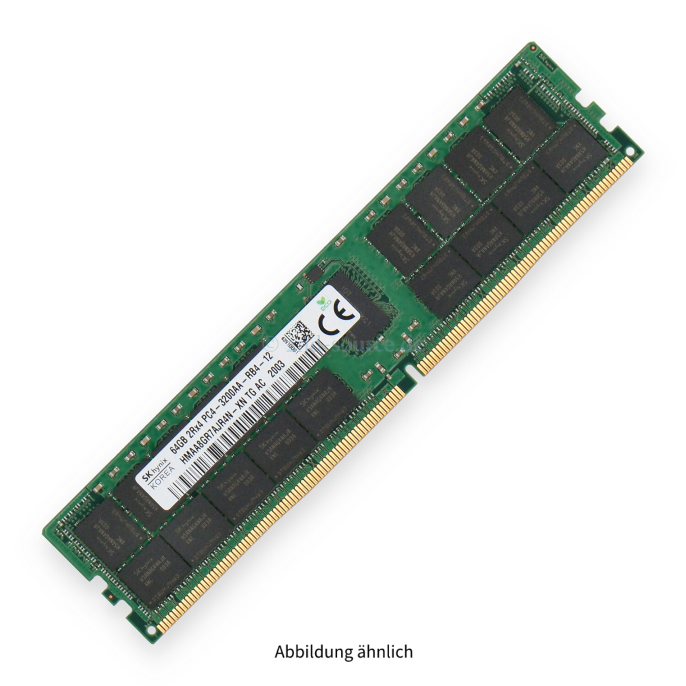 Hynix 64GB PC4-25600AA-R DIMM Dual Rank x4 (DDR4-3200) Registered ECC HMAA8GR7AJR4N-XN