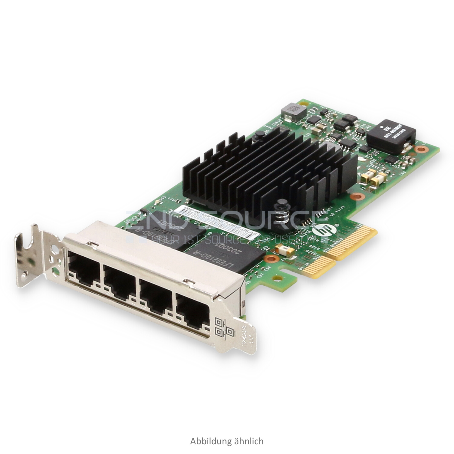 HPE 366T 4x RJ-45 1GbE PCIe Server Ethernet Adapter Low Profile 811546-B21 816551-001