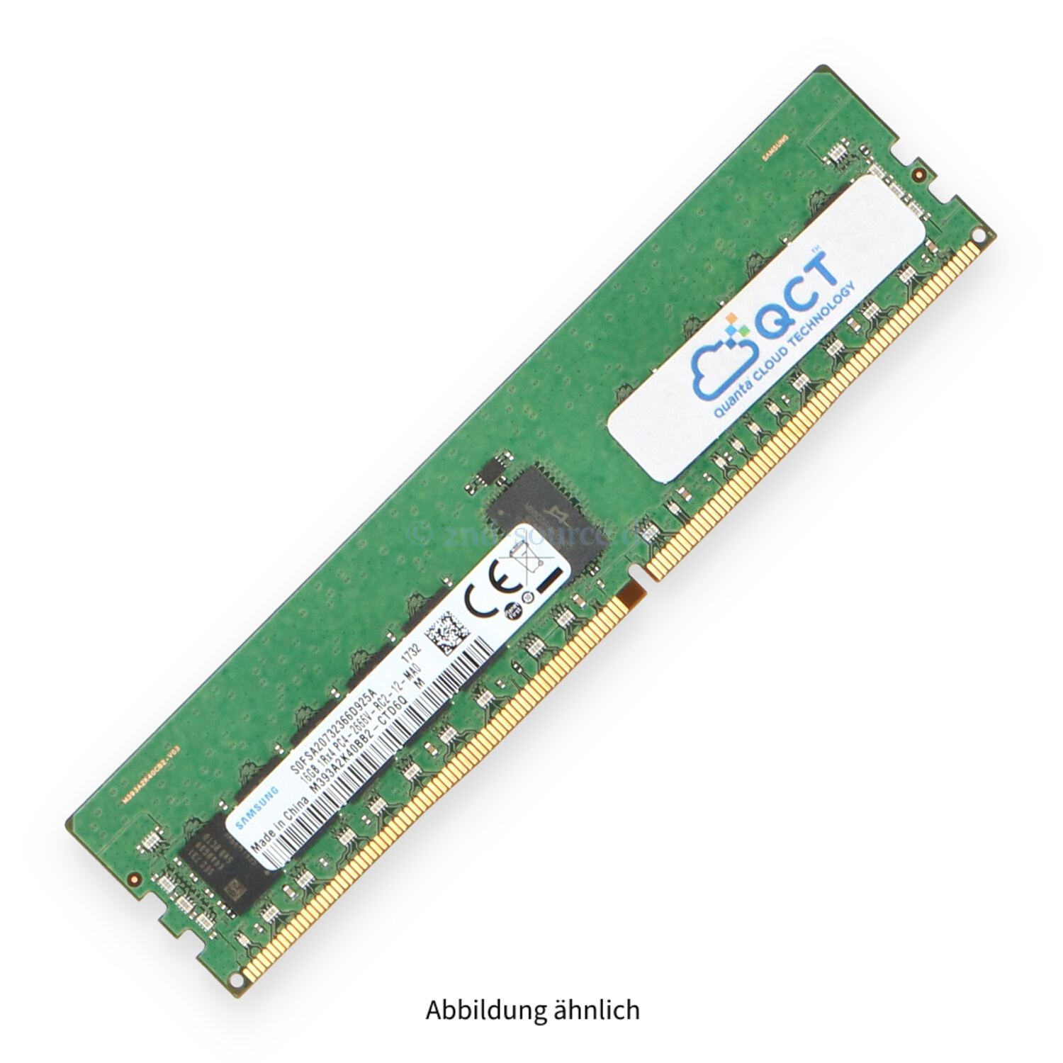 Samsung 16GB PC4-21300V-R DIMM Single Rank x4 (DDR4-2666) Registered ECC M393A2K40BB2-CTD