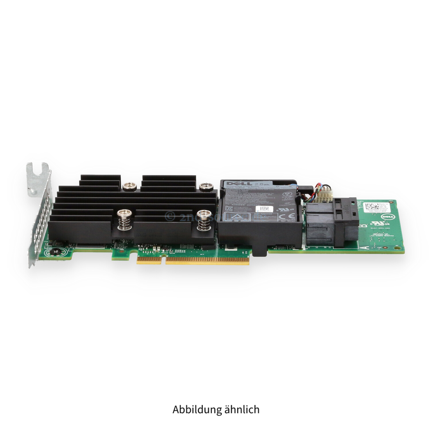 Dell PERC H740p 12G PCIe SAS RAID Controller Low Profile 3JH35 03JH35