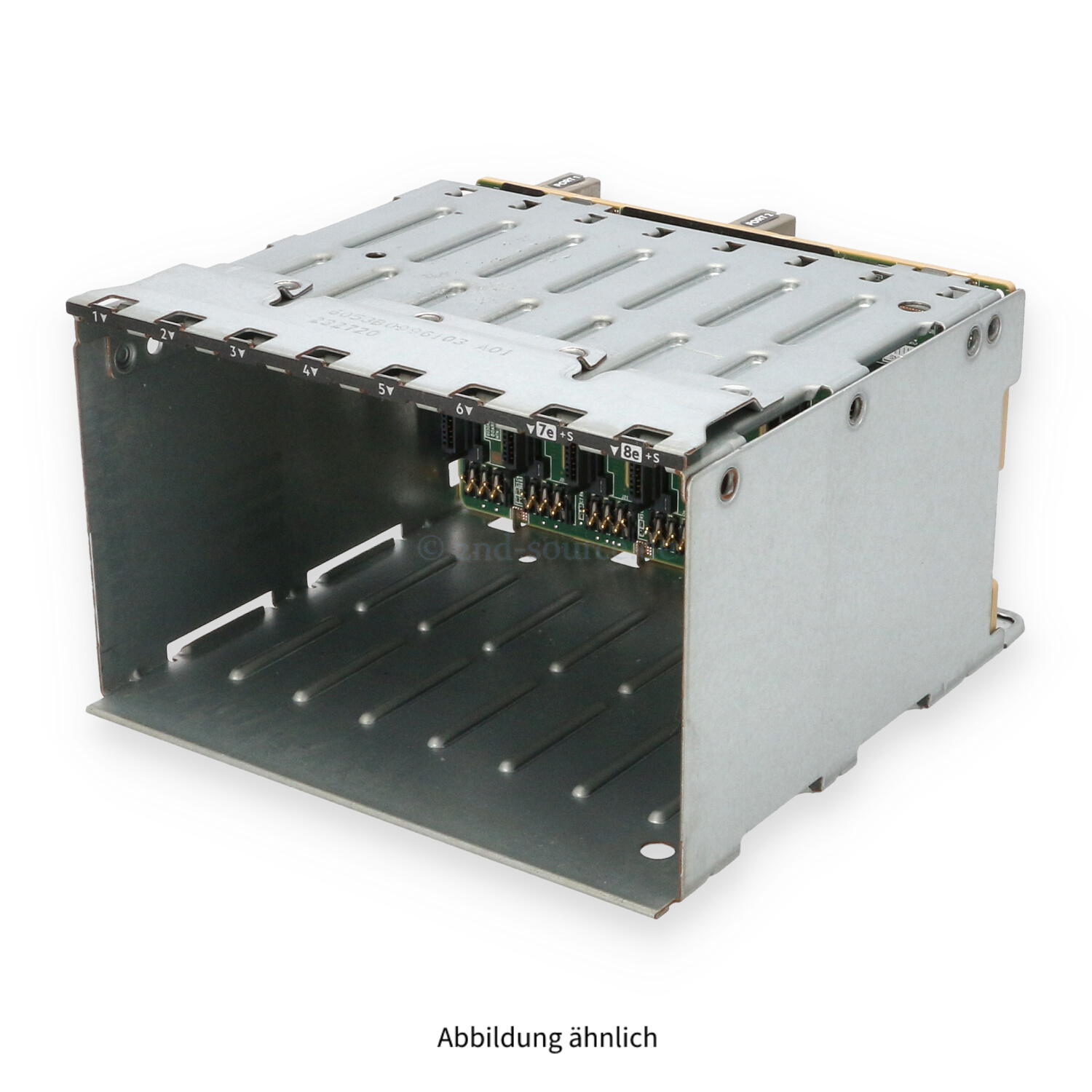 HPE 8x 2.5'' SFF SAS/SATA or 6x SAS/SATA + 2x NVMe Hybrid Drive Cage + Backplane DL380/385 G10 872317-001 867115-001 874933-001