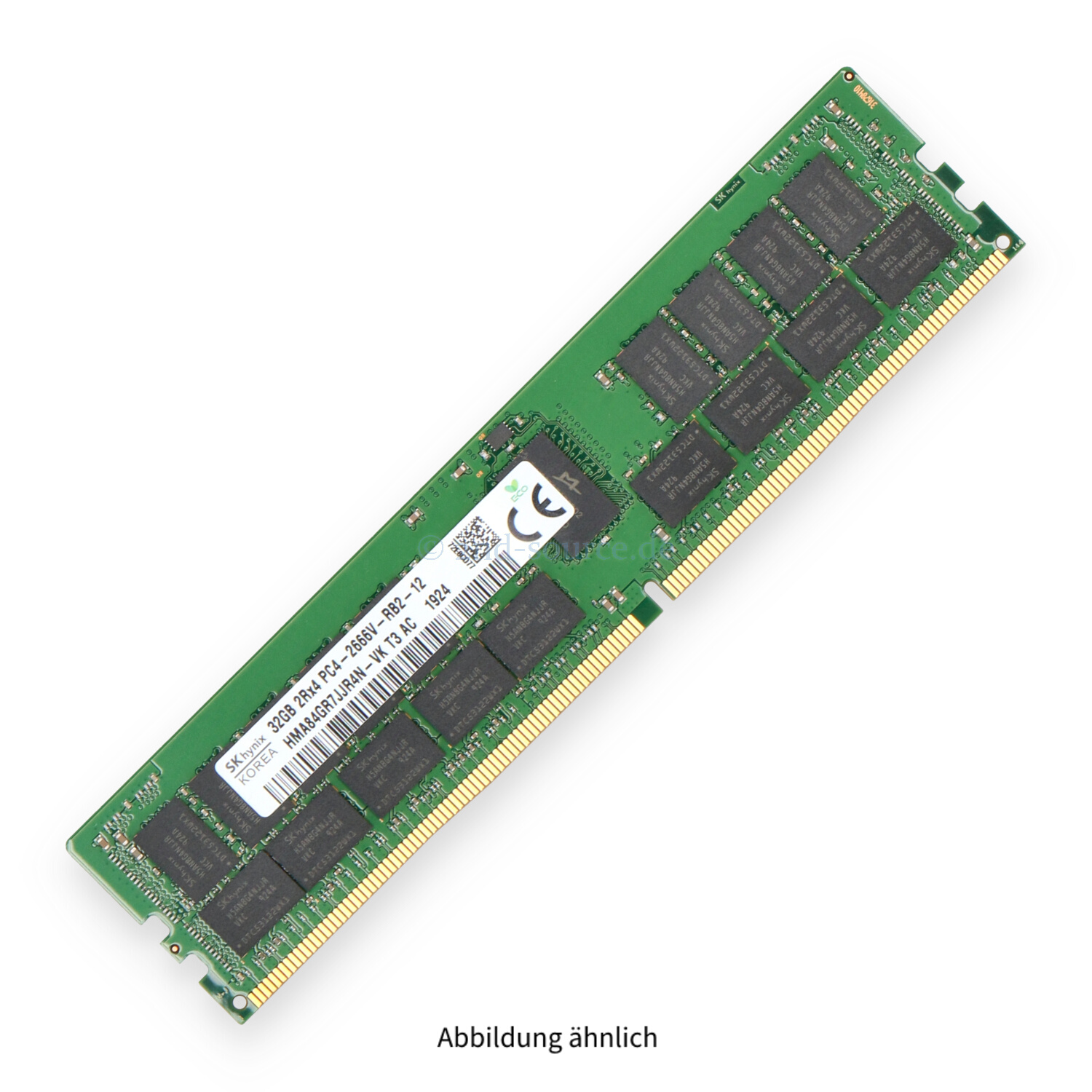 Hynix 32GB PC4-21300V-R DIMM Dual Rank x4 (DDR4-2666) Registered ECC HMA84GR7JJR4N-VK