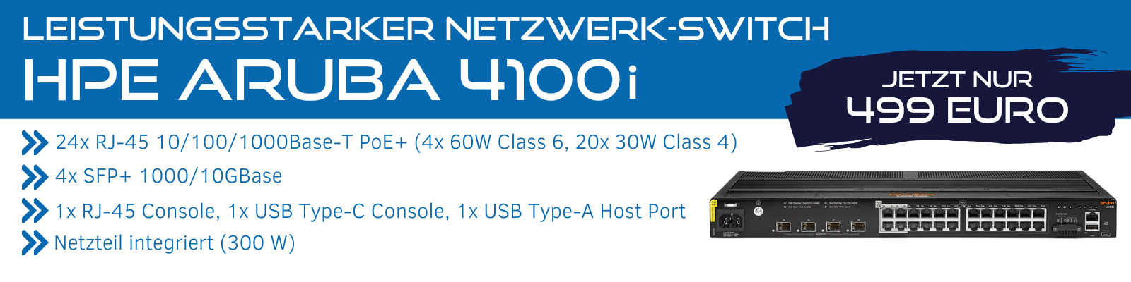 2nd Source GmbH - HPE Aruba 4100i Switch