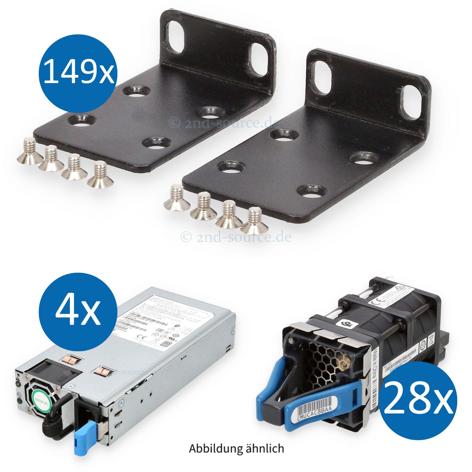 Cisco Bundle aus 149x Winkel, 28x Fan Module und 5x Power Supply