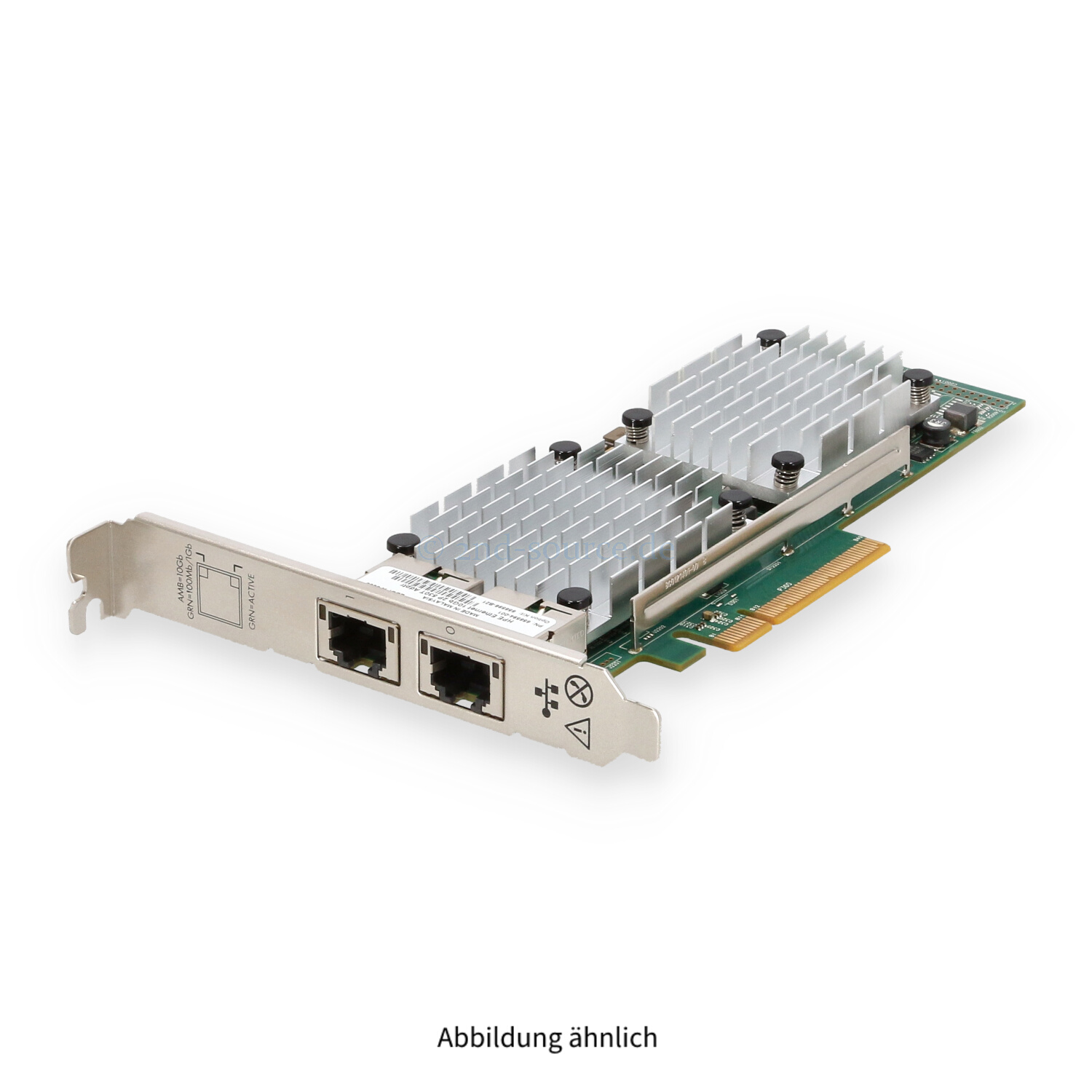 HPE 530T 2x RJ-45 10GbE PCIe Server Ethernet Adapter High Profile 656596-B21 657128-001