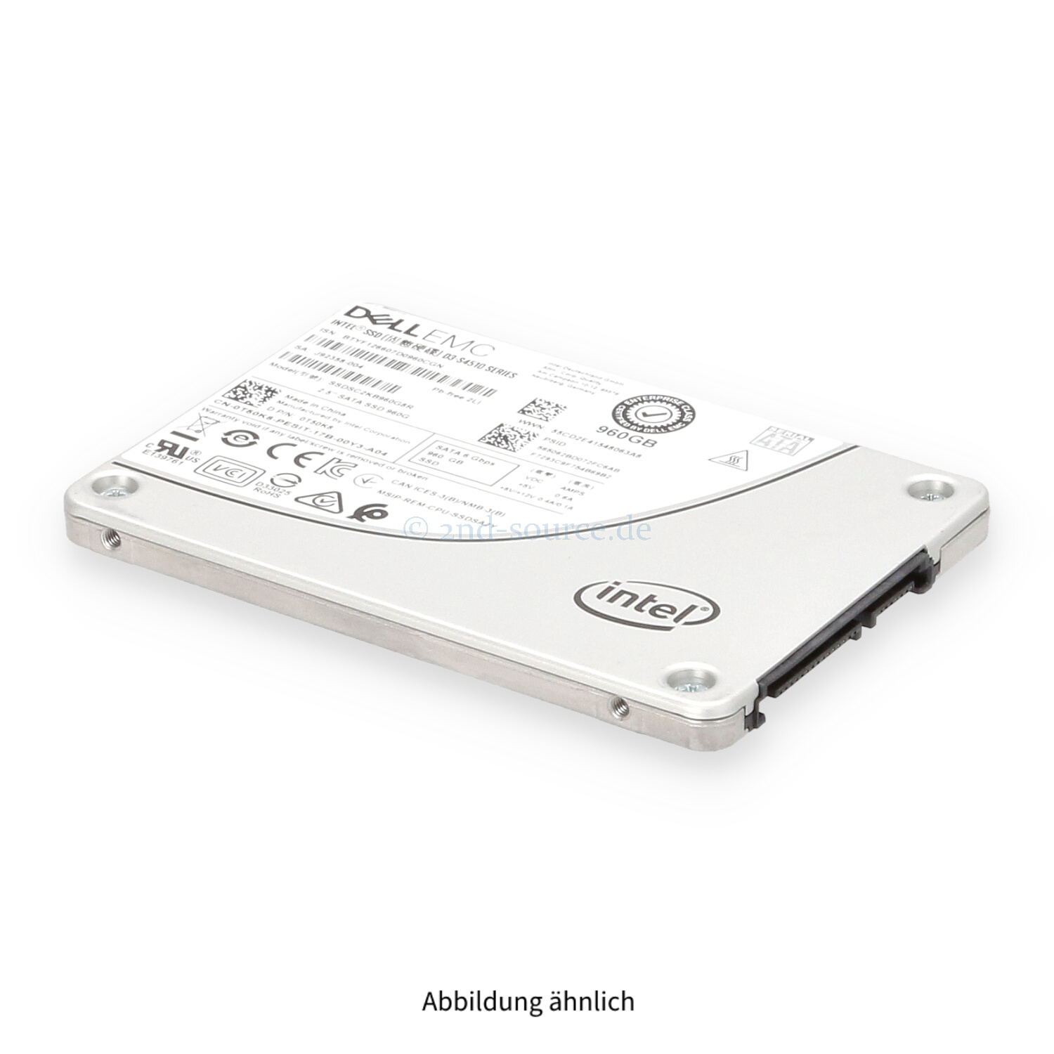 Dell 960GB SATA 6G SFF Read Intensive SSD T50K8 0T50K8