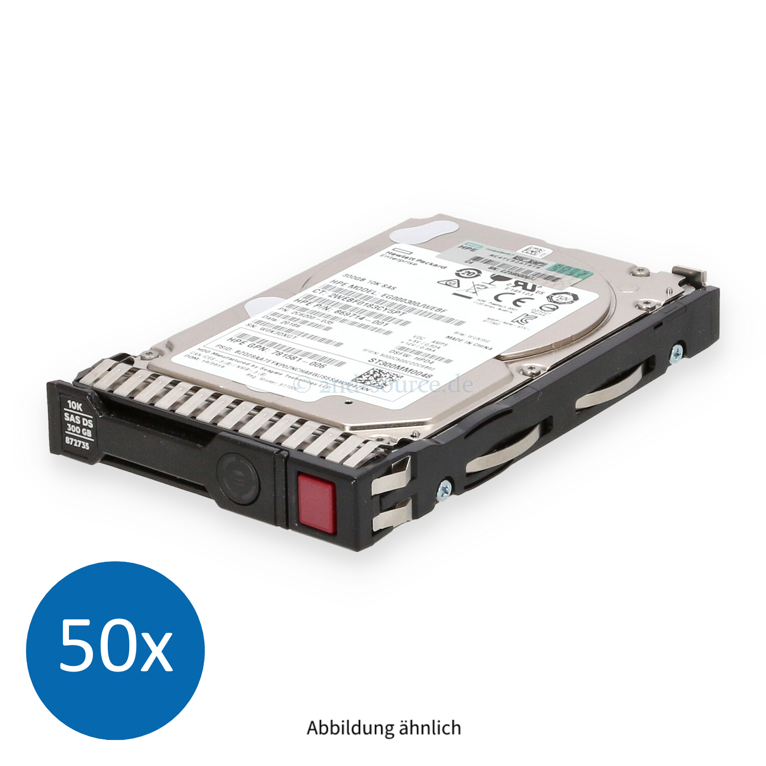 50x HPE 300GB 10k SAS 12G SFF SC HotPlug HDD 872475-B21 872735-001