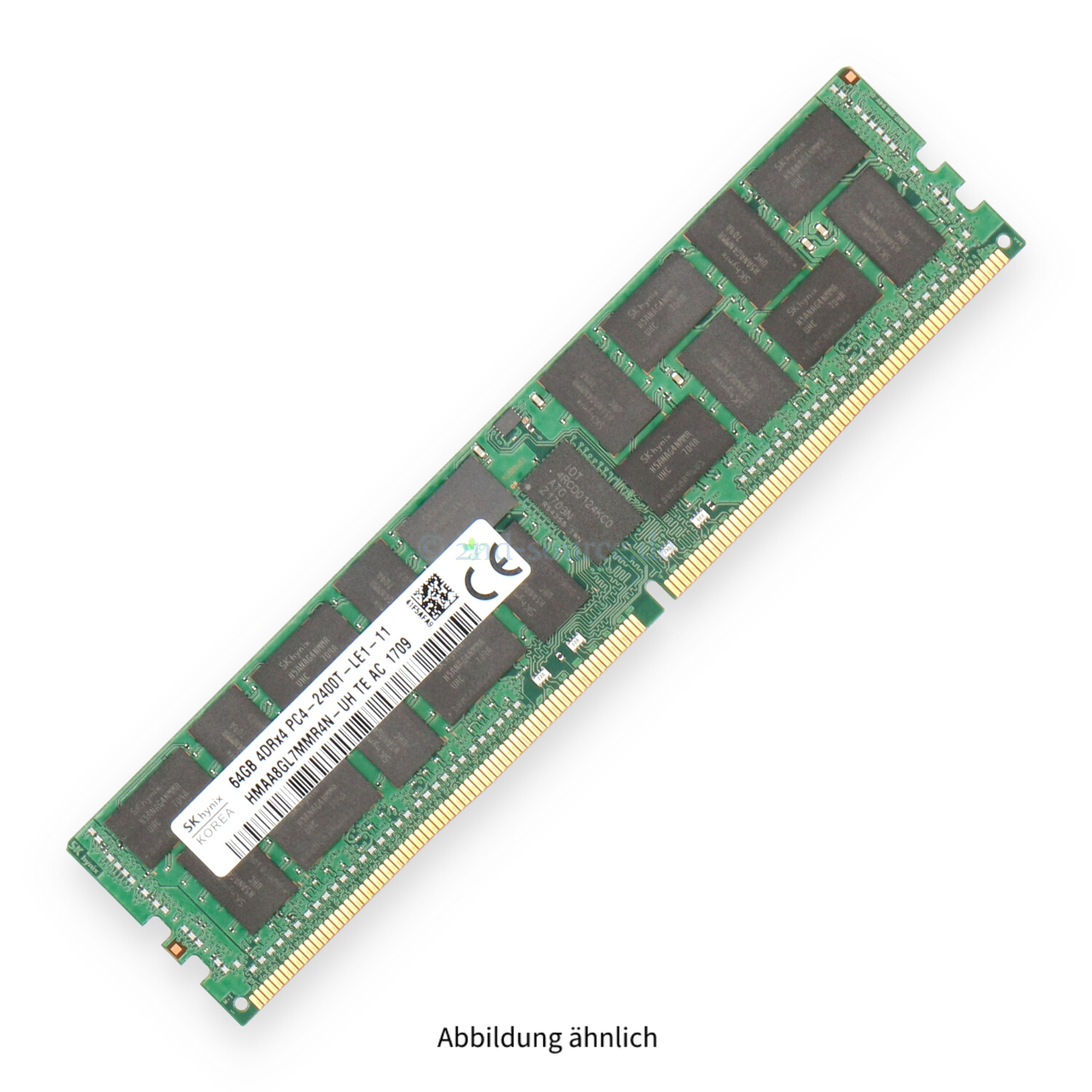 Hynix 64GB PC4-19200T-L DIMM Quad Rank x4 (DDR4-2400) Load Reduced ECC HMAA8GL7MMR4N-UH