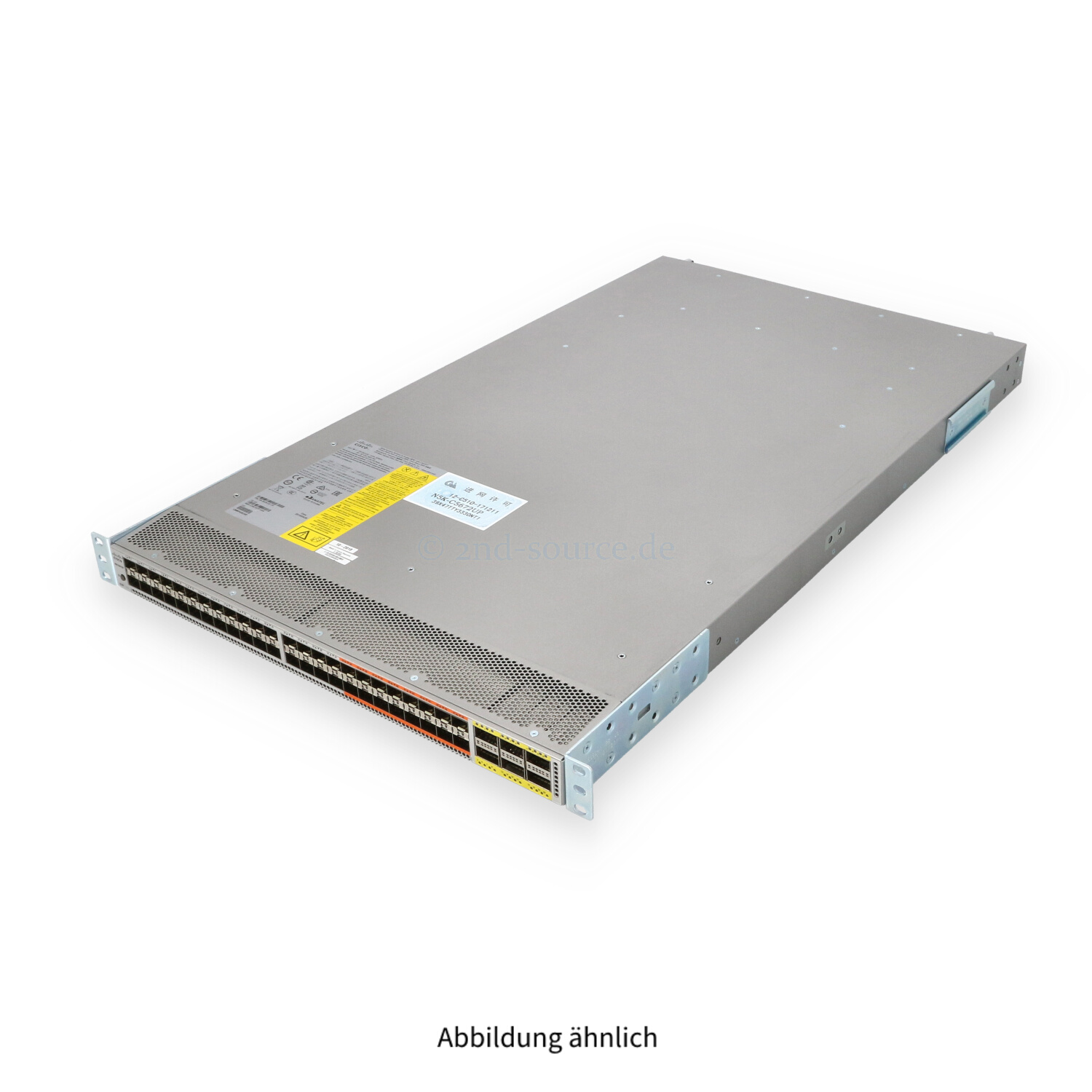 Cisco Nexus C5672UP 32x SFP+ 10GbE 16x Unified Ports SFP+ 6x QSFP+ 40GbE 2x 1100W 3x F-t-B Managed Switch N5K-C5672UP N6K-C6001-FAN-F NXA-PAC-1100W