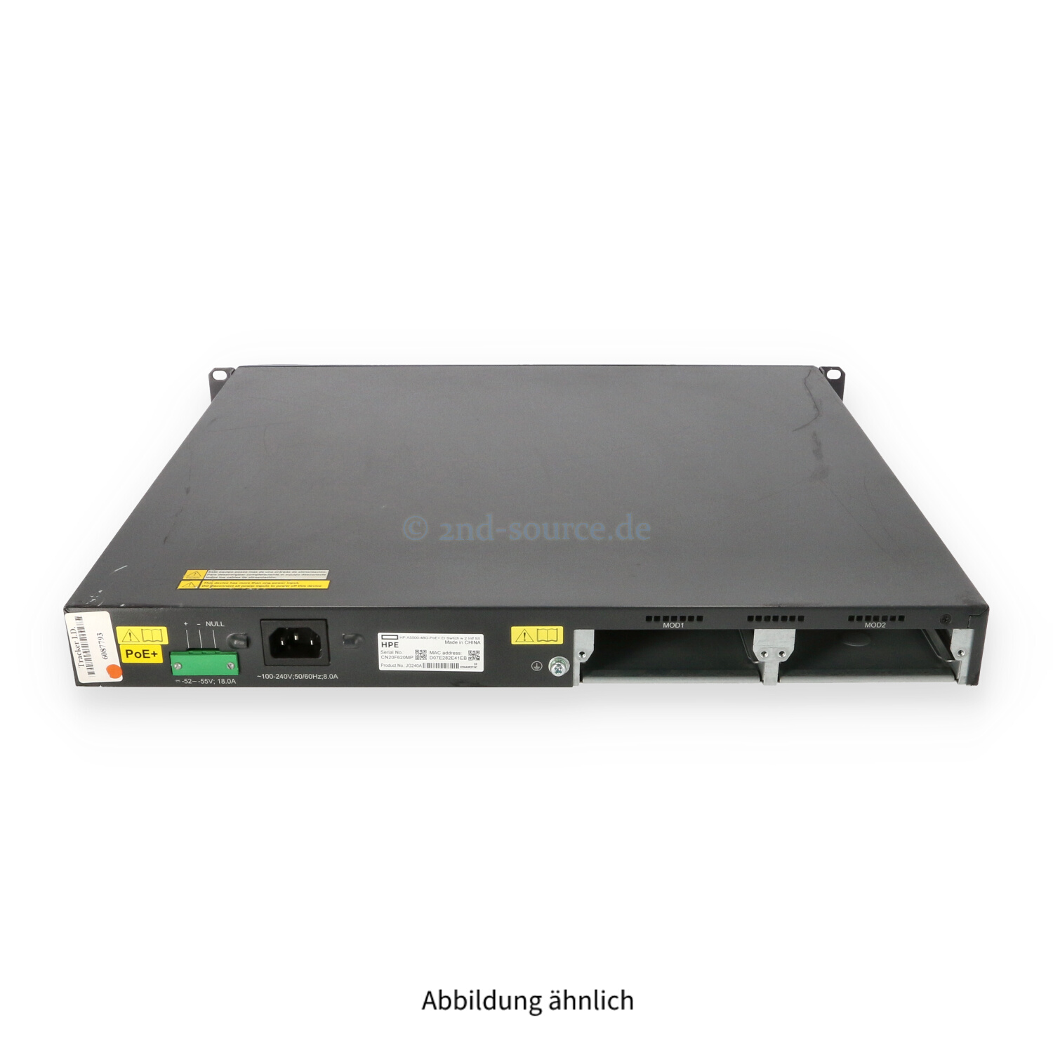 HPE 5500-48G-PoE+ 48x 1000Base-T 4x Shared SFP Managed Switch JG240A JG240-61001 JG240-61101