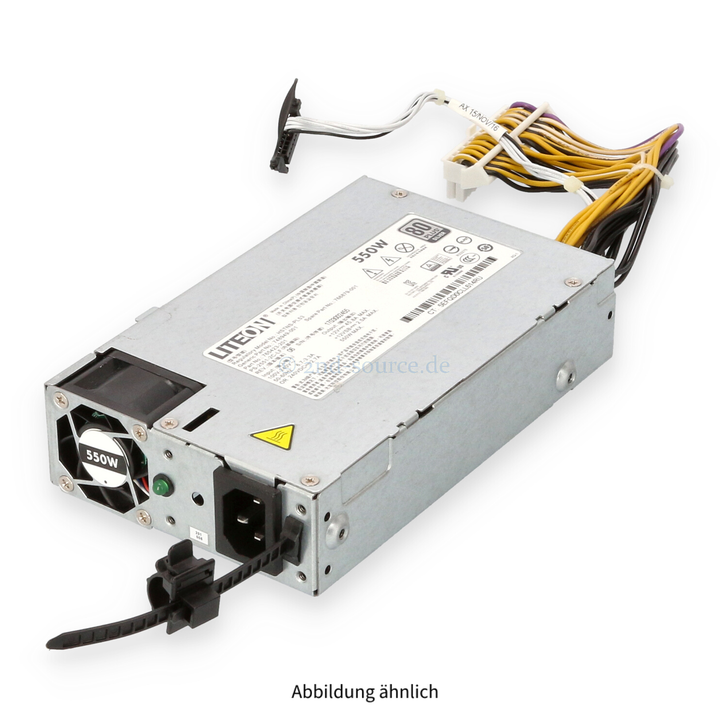 HPE 550W Non-HotPlug Power Supply 730941-B21 766879-001 HPE 550W Non-HotPlug Power Supply 730941-B21 766879-001