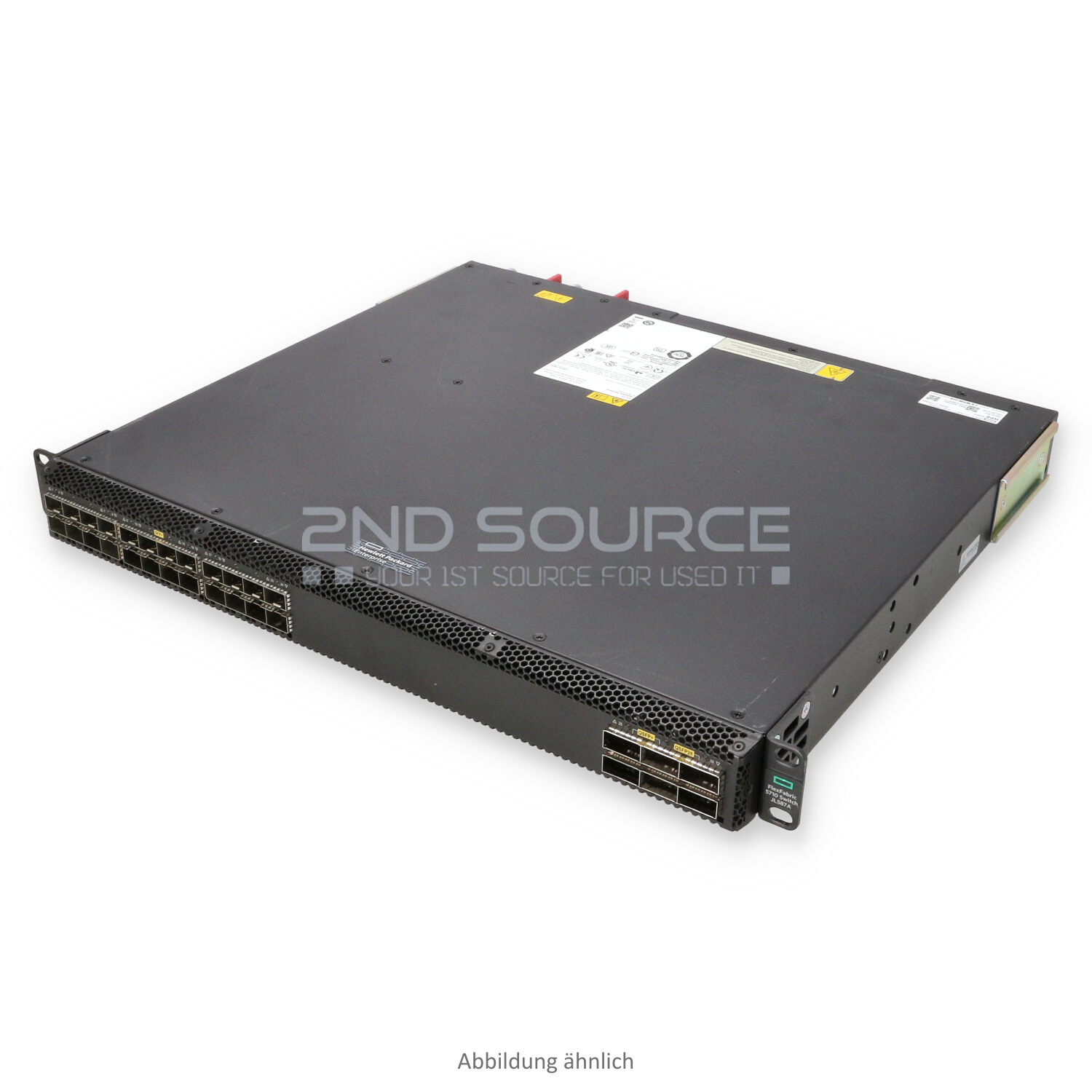 HPE FlexFabric 5710 24x SFP+ 10GbE 6x QSFP+ 40GbE / 2x QSFP28 100GbE 4x F-t-B 2x 250W Switch JL587A JL589A JL594A