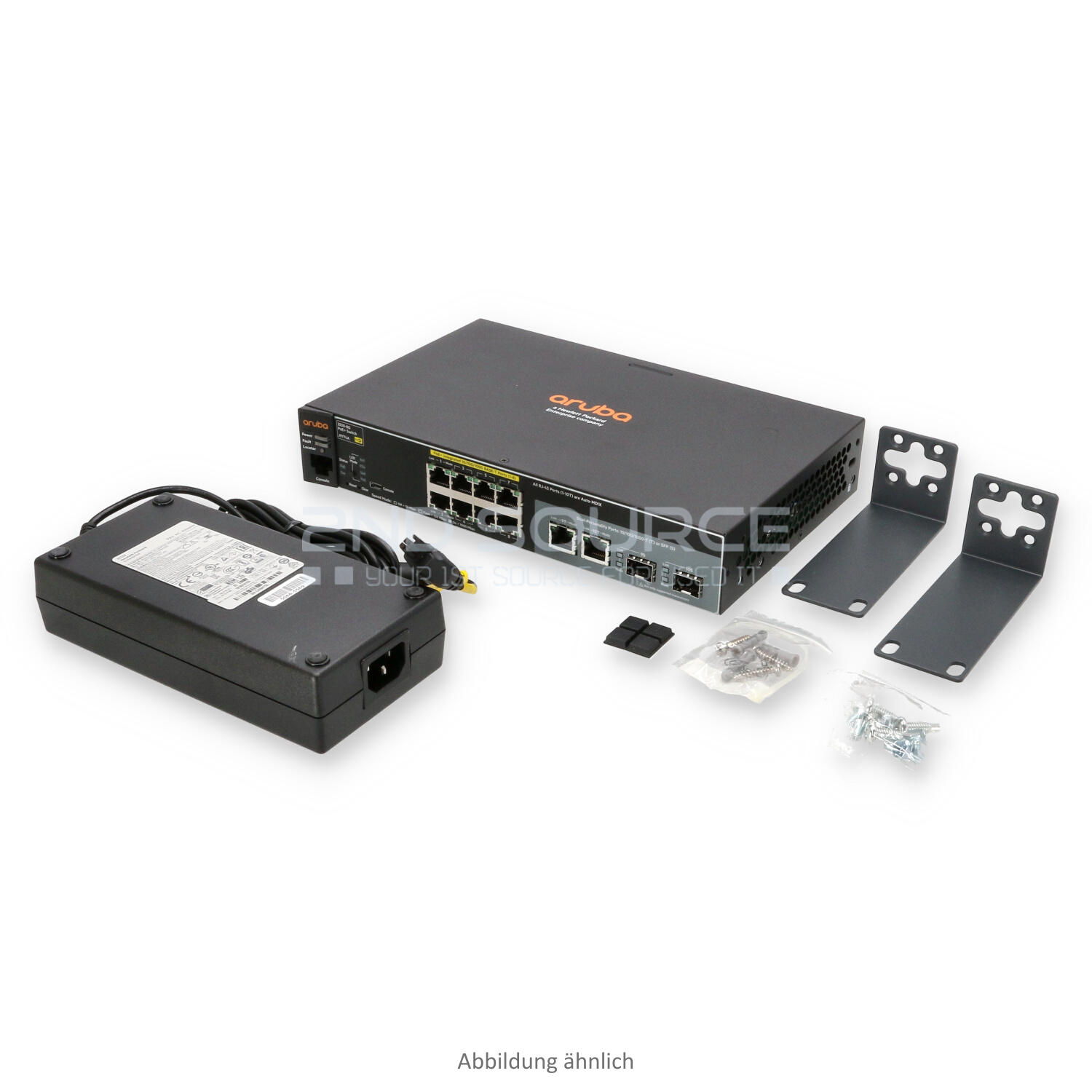 HPE Aruba 2530-8G-PoE+ 8x RJ-45 1GbE PoE+ 2x Dual Personality 1GbE Switch J9774A J9774-61001