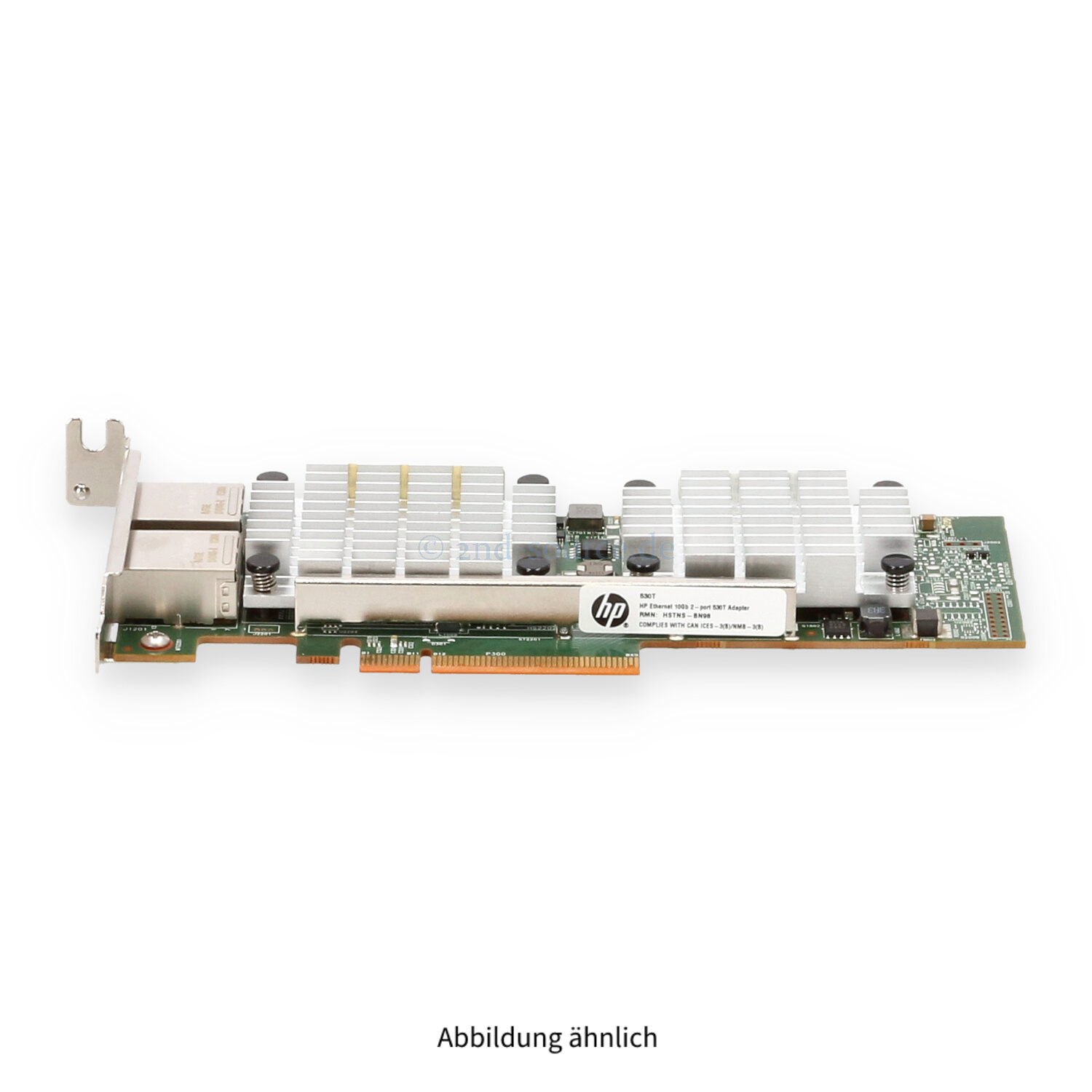 HPE 530T 2x 10GbE PCIe Server Ethernet Adapter Low Profile 656596-B21 657128-001
