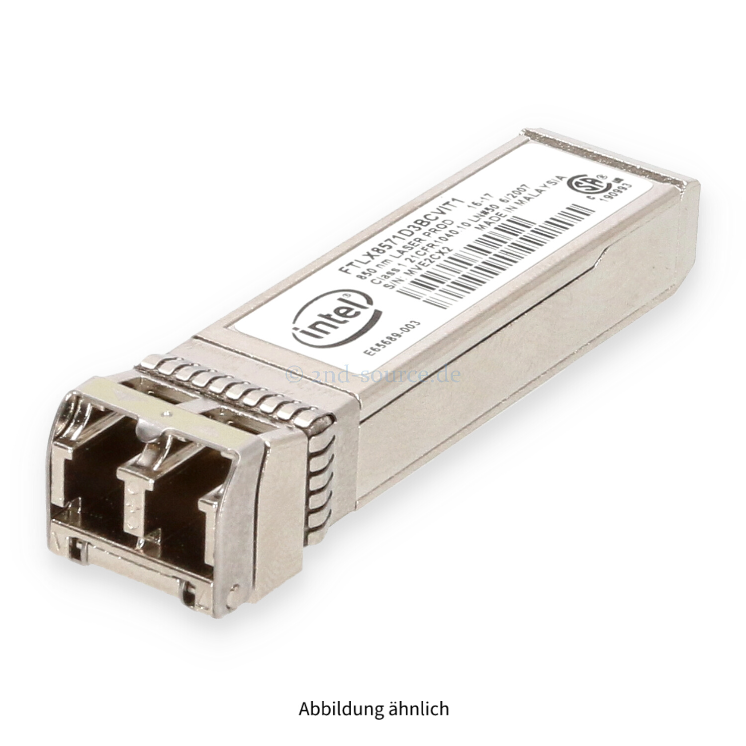 Dell Intel 10GbE SFP+ Transceiver Module Y3KJN 0Y3KJN