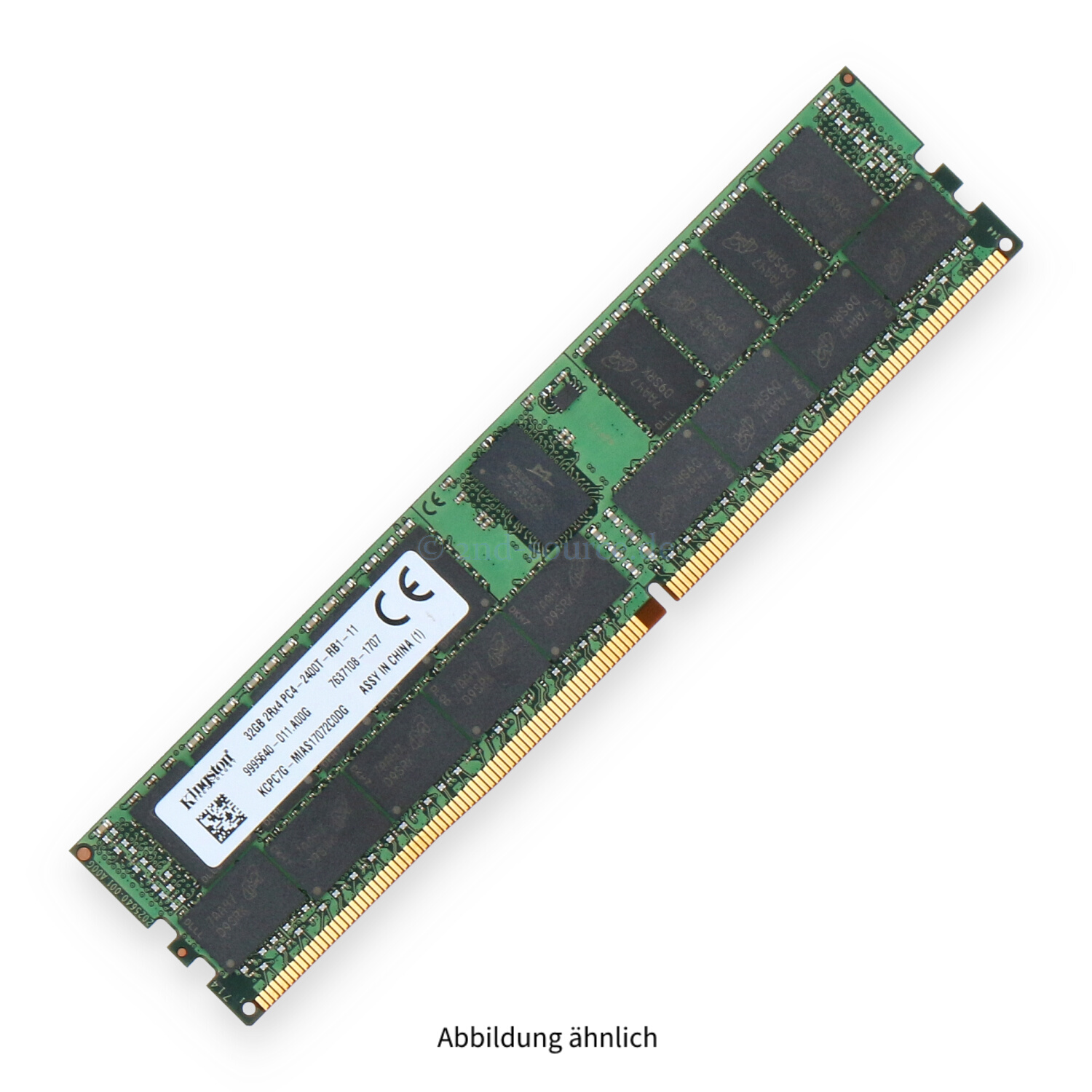 Kingston 32GB PC4-19200T-R DIMM 2Rx4 (DDR4-2400) Registered ECC KCPC7G-MIA/32G 9995640-011.A00G