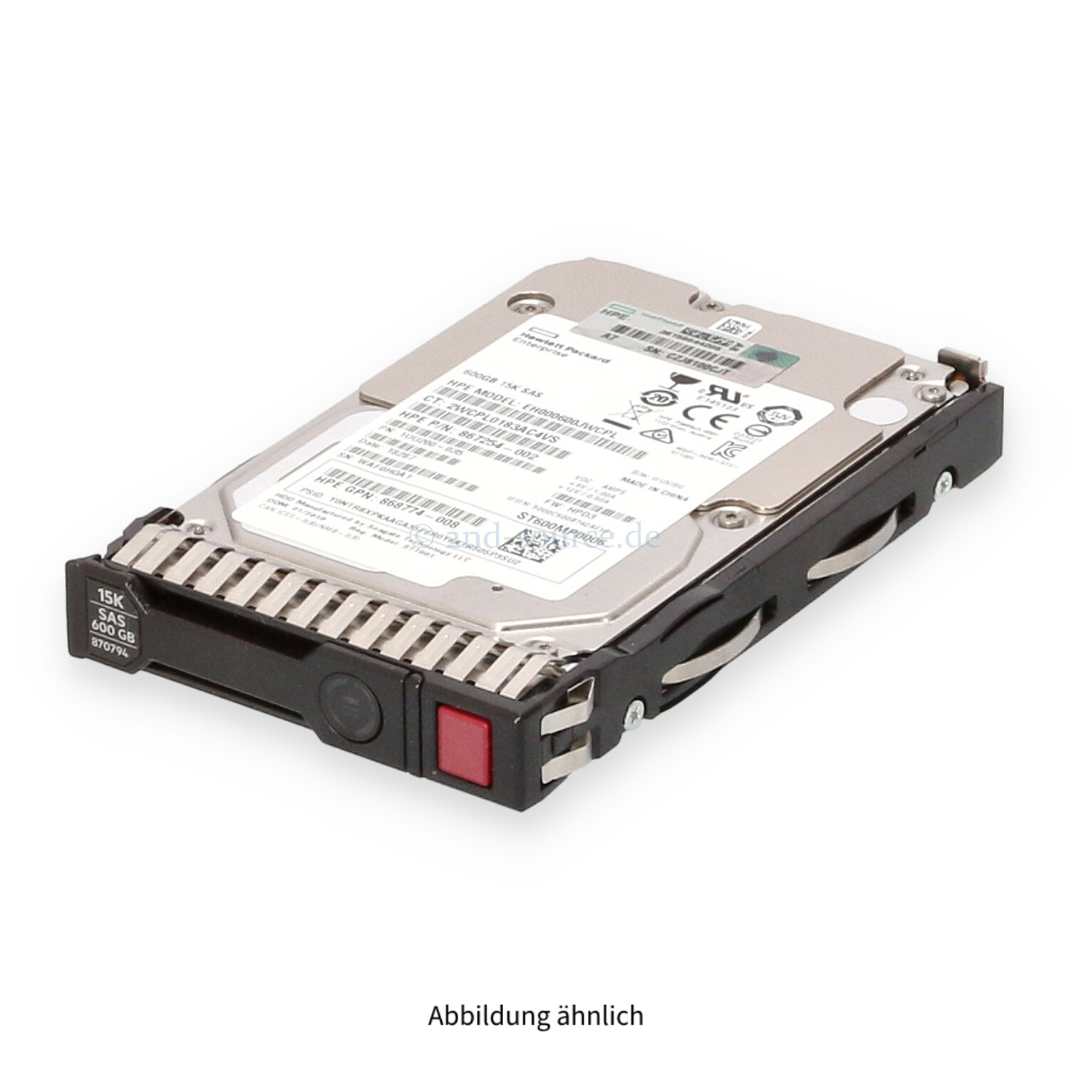 HPE 600GB 15k SAS 12G SFF SC HotPlug HDD 870757-B21 870794-001