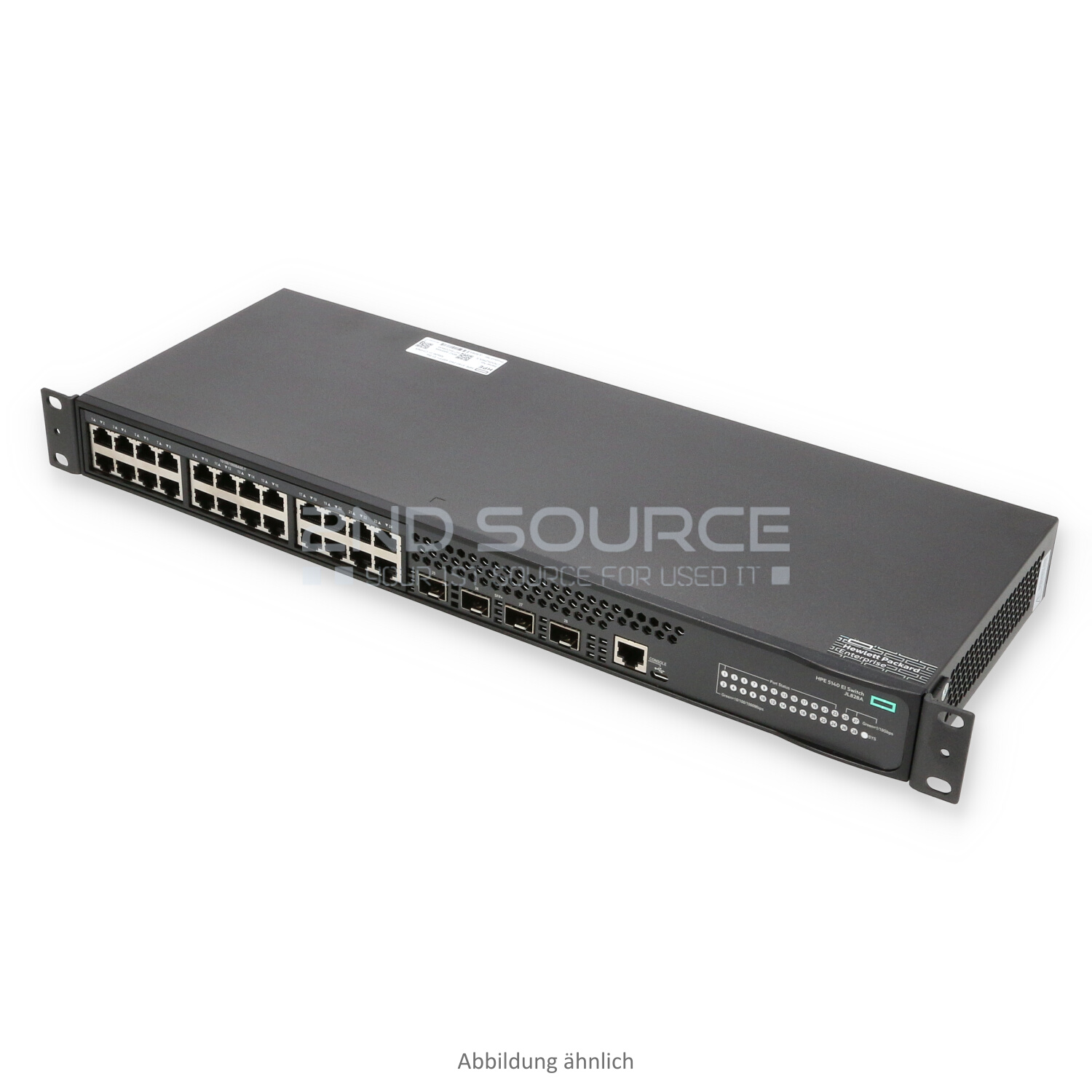 HPE FlexNetwork 5140EI-24G-4SFP+ 24x RJ-45 1GbE 4x SFP+ 10GbE EI Switch JL828A JL828-61001