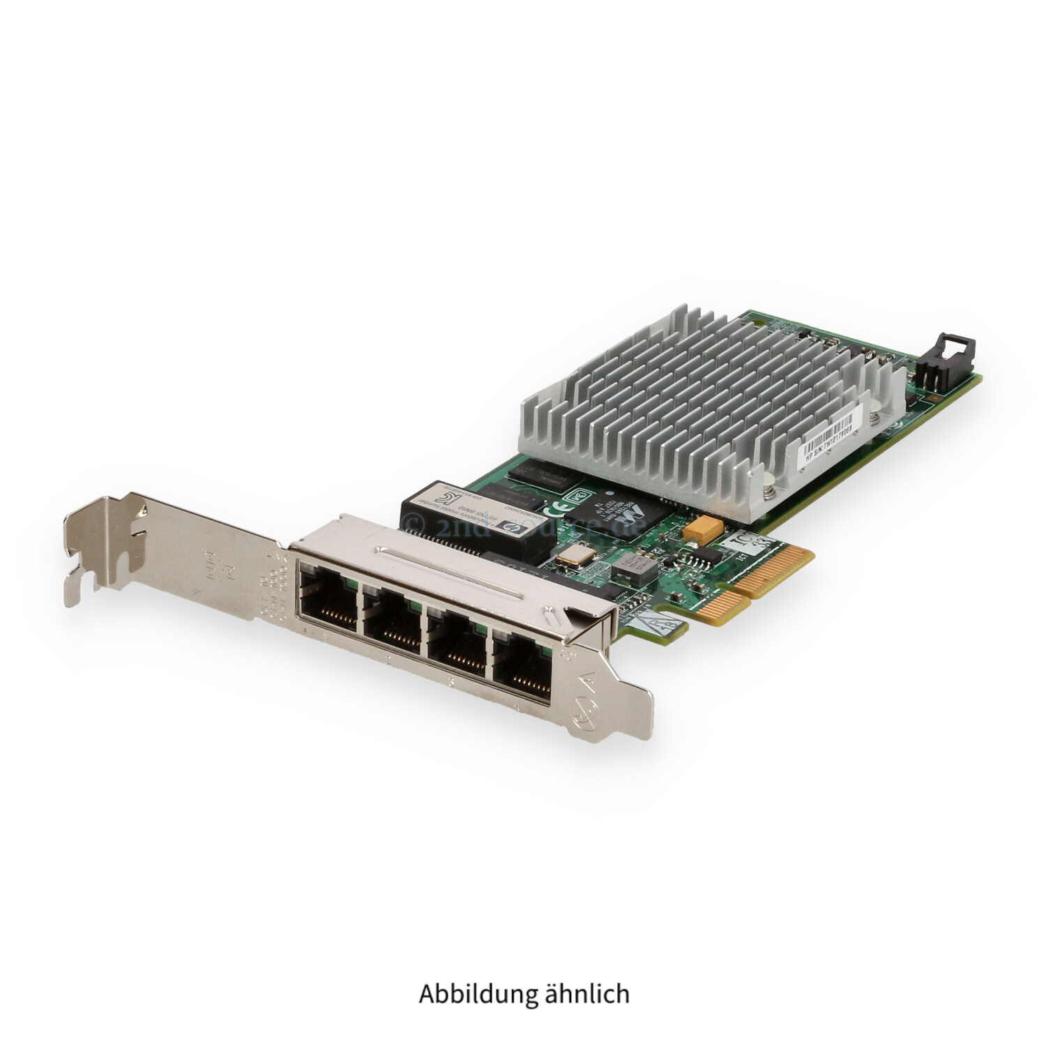 HPE NC375T 4x RJ-45 1GbE PCIe Server Ethernet Adapter High Profile 538696-B21 539931-001 HPE NC375T 4x RJ-45 1GbE PCIe Server Ethernet Adapter High Profile 538696-B21 539931-001