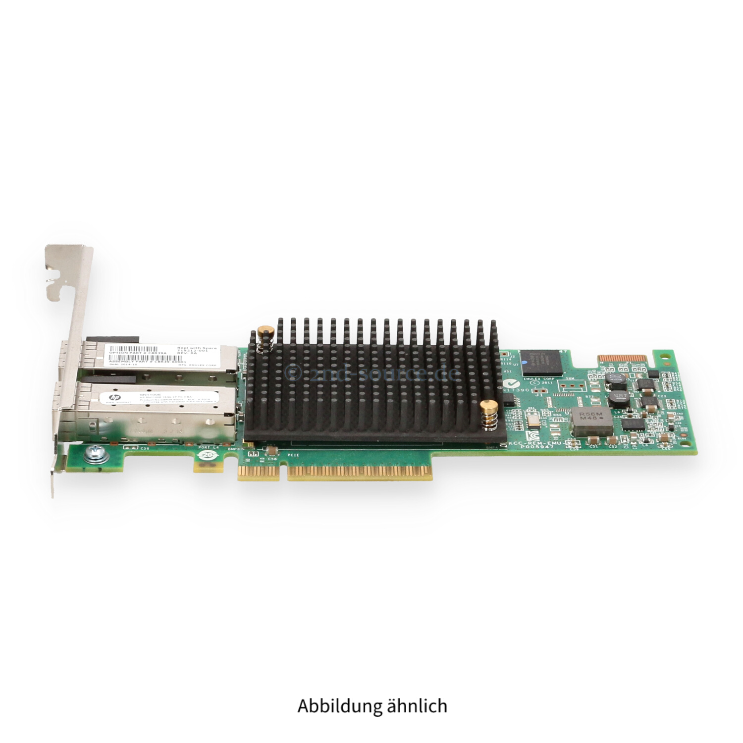 HPE StoreFabric SN1100E 2x 16GB SFP+ Fibre Channel PCIe HBA High Profile 719212-001