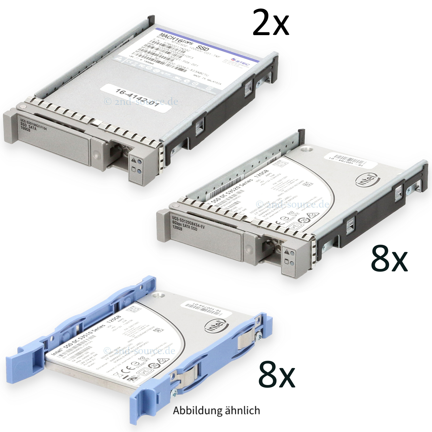 Cisco Bundle mit diversen SSDs