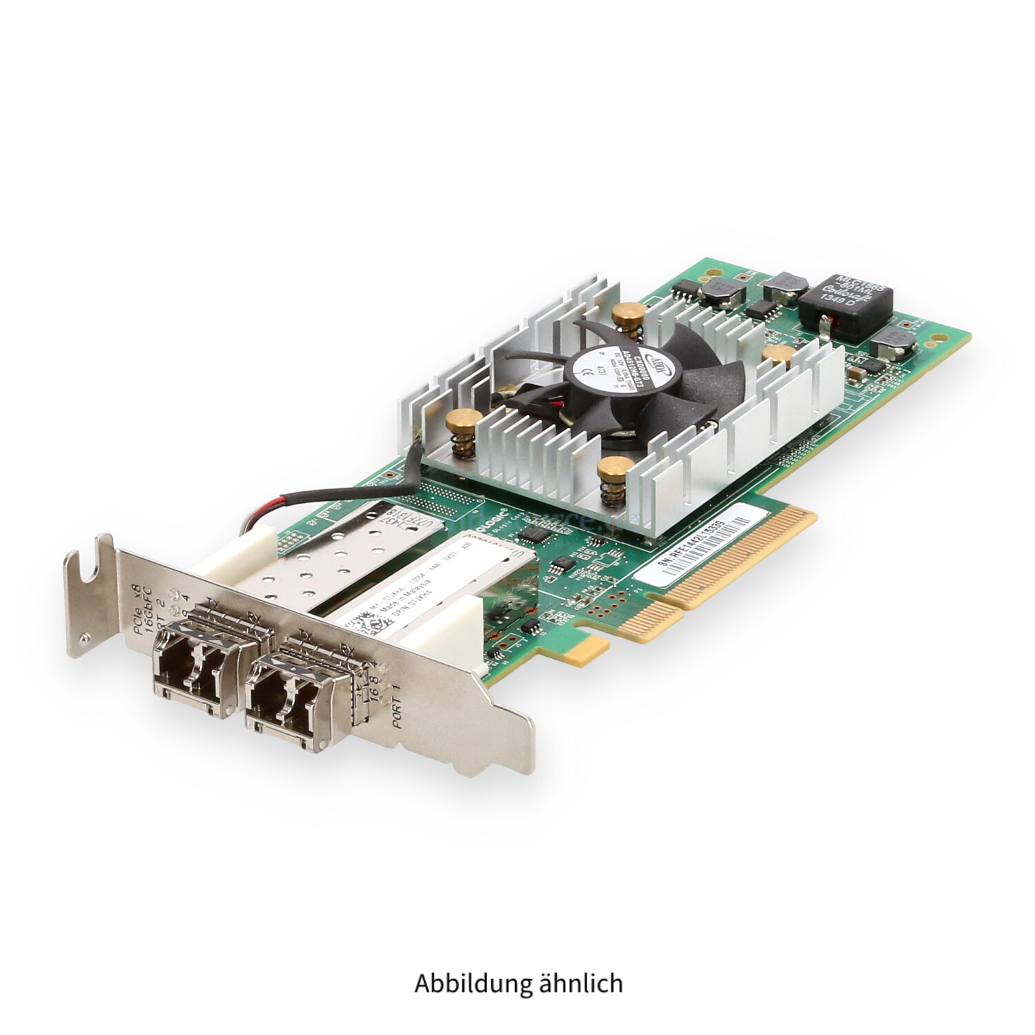 Dell QLogic QLE2662 2x 16GB SFP+ Fibre Channel PCIe HBA Low Profile 7JKH4 07JKH4